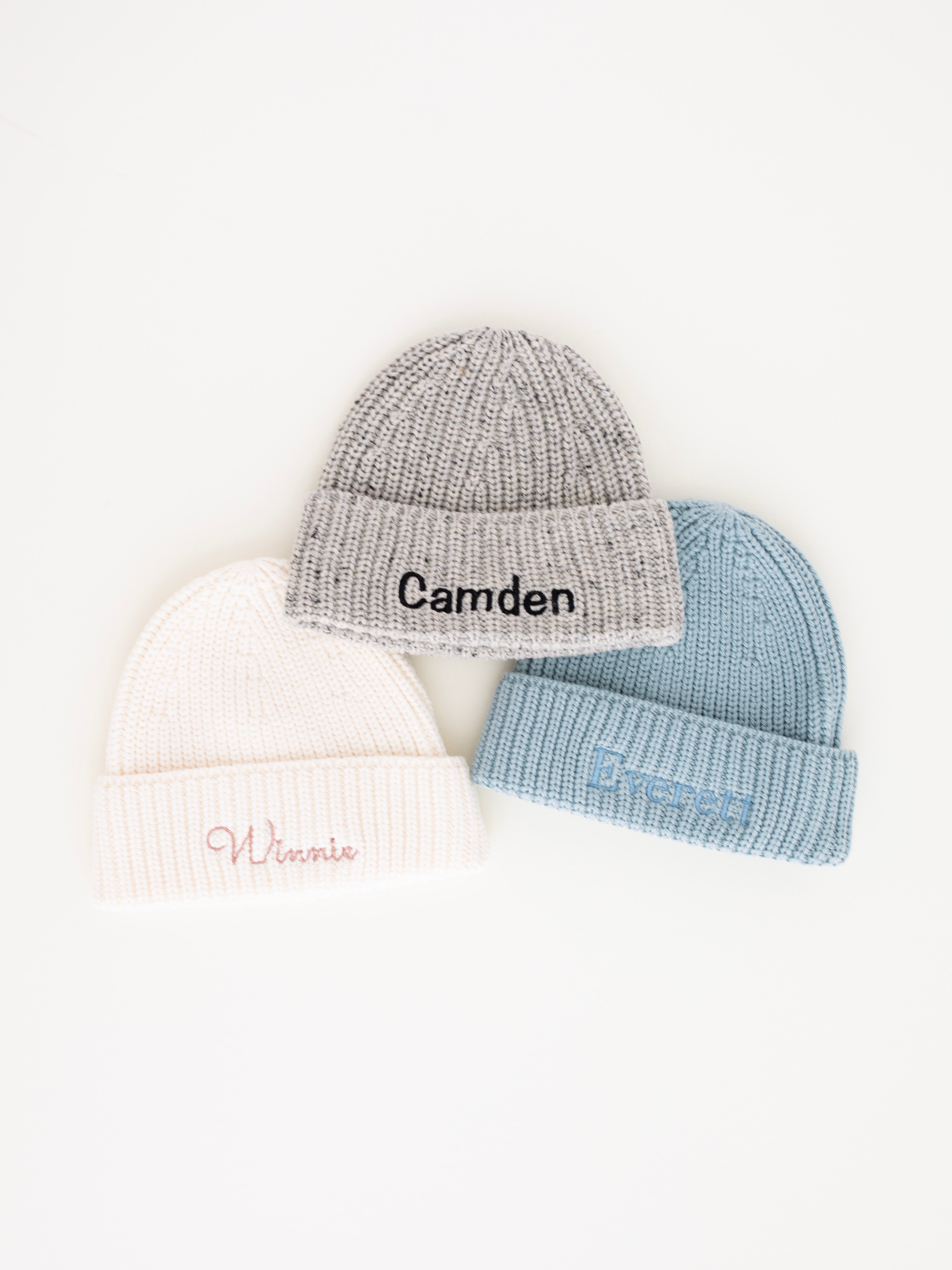 Knit Beanie - Cream Speckle