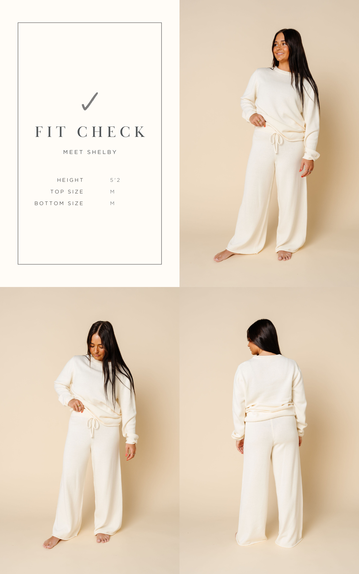 Knit Women's Sweater - Ivory