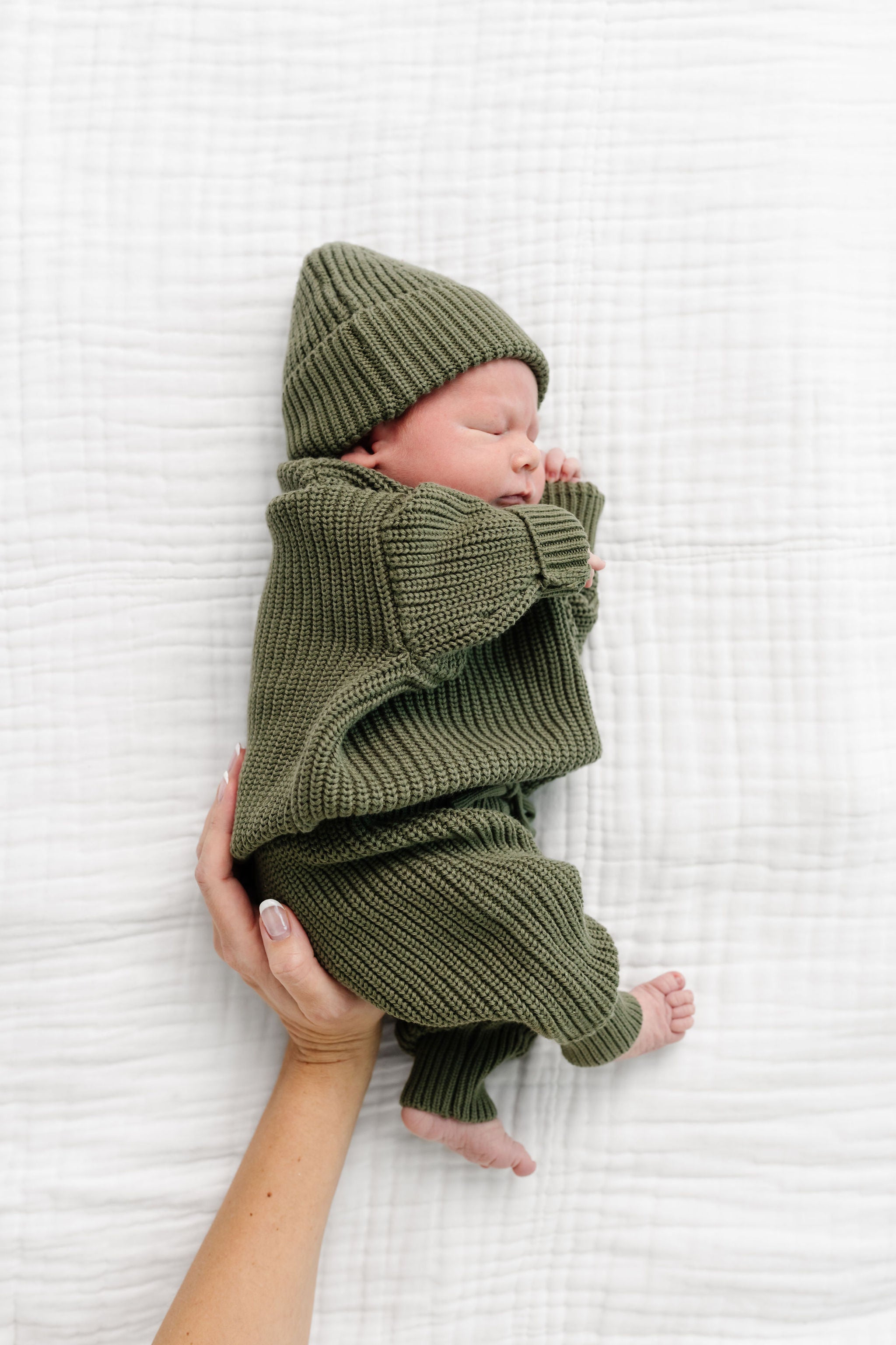 Knit Jogger Pants - Olive