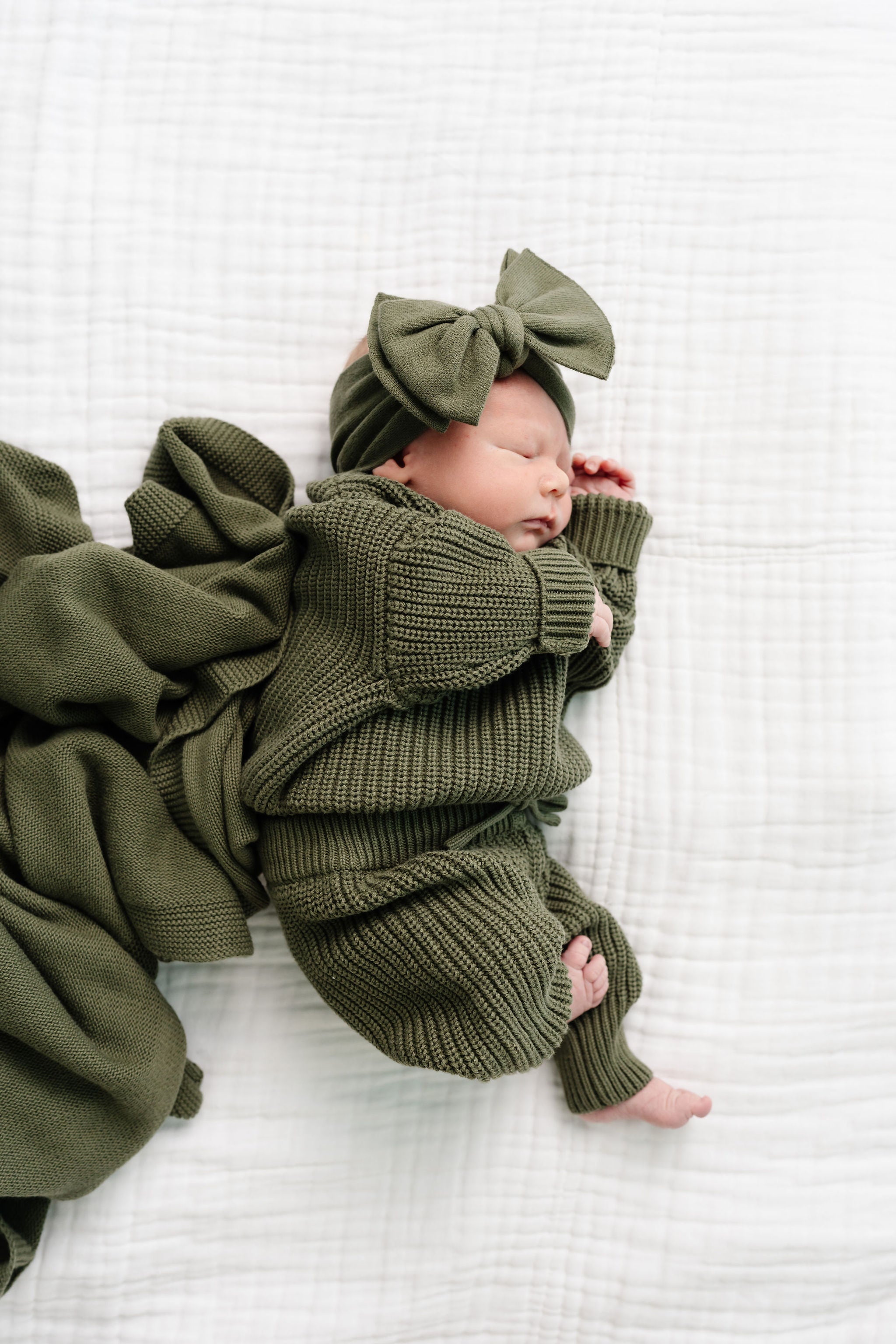 Knit Jogger Pants - Olive