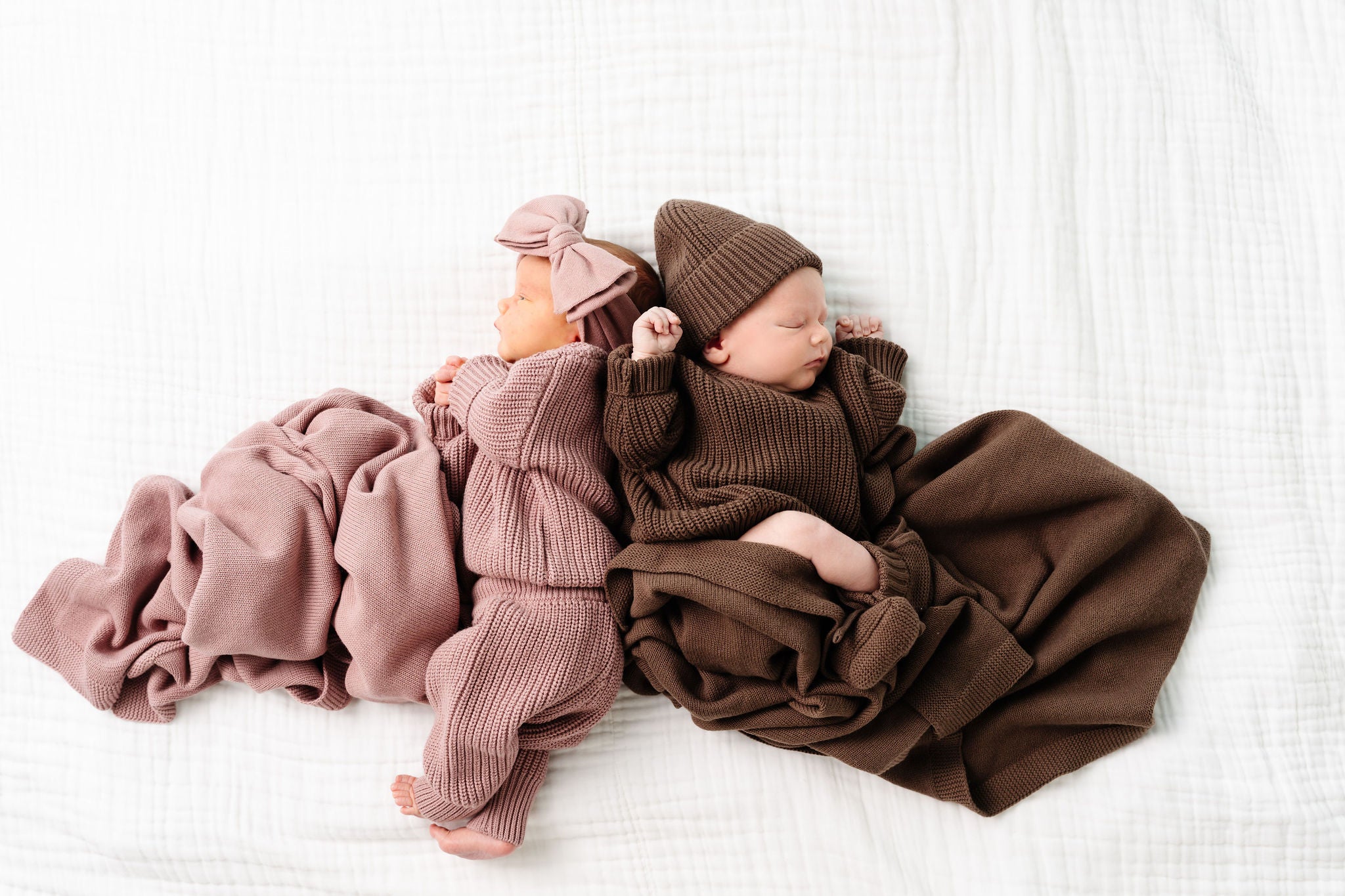 Knit Blanket - Mauve