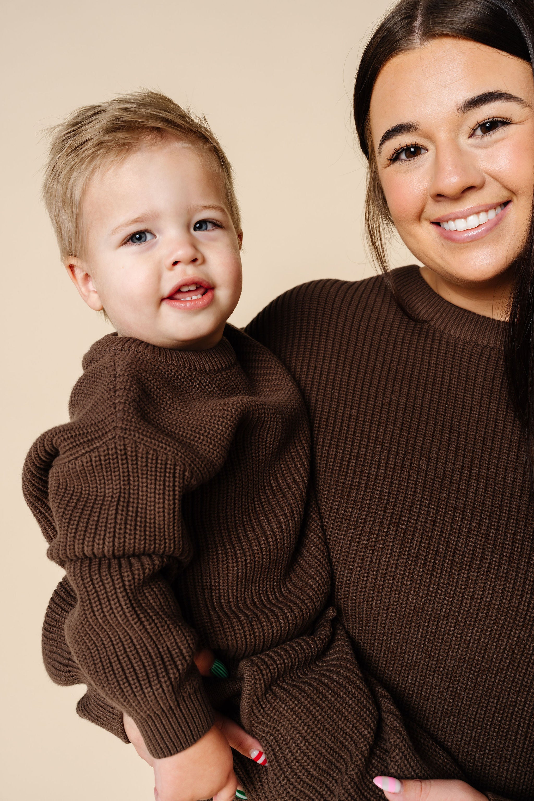 Knit Chunky Sweater - Cocoa