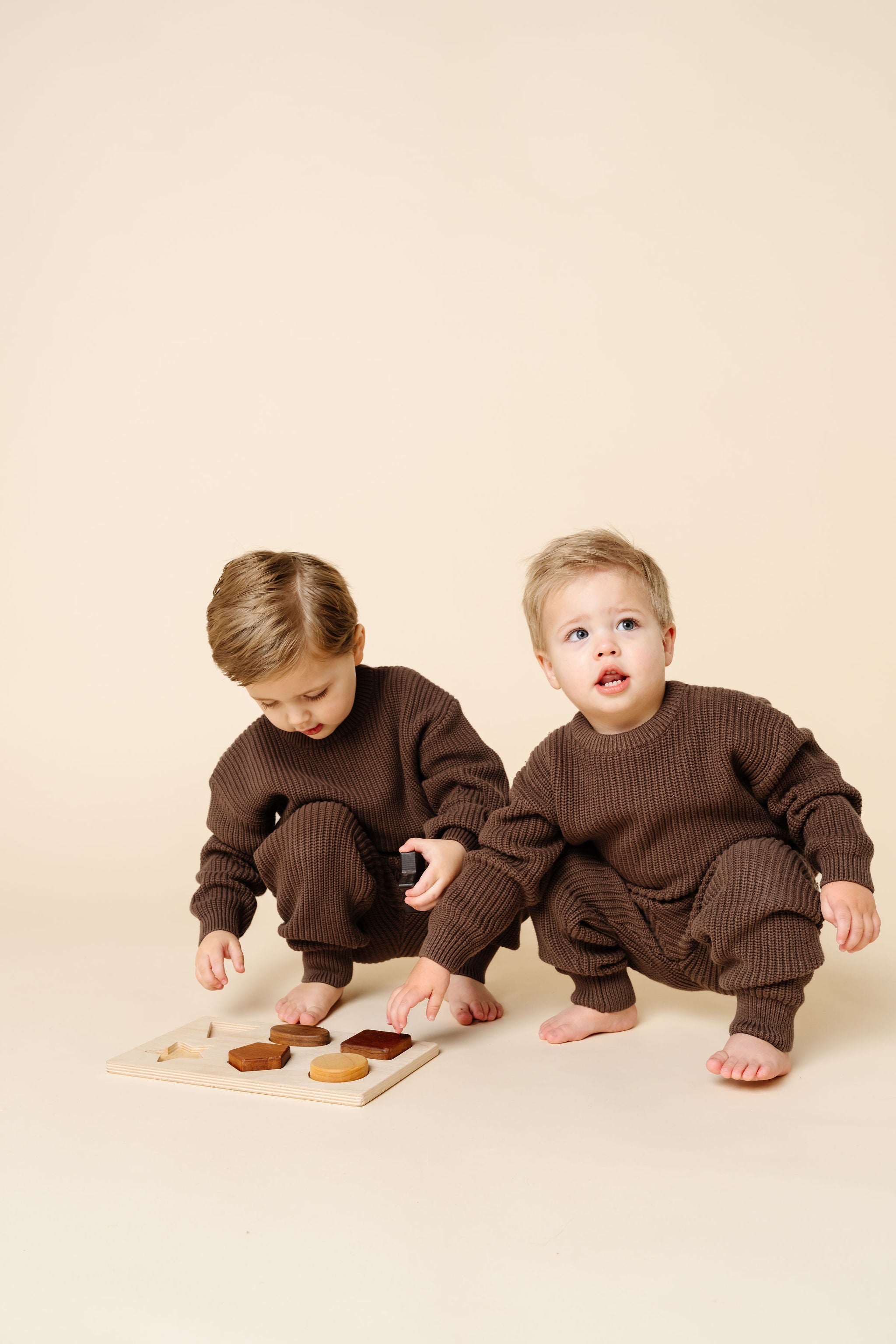 Knit Chunky Sweater - Cocoa