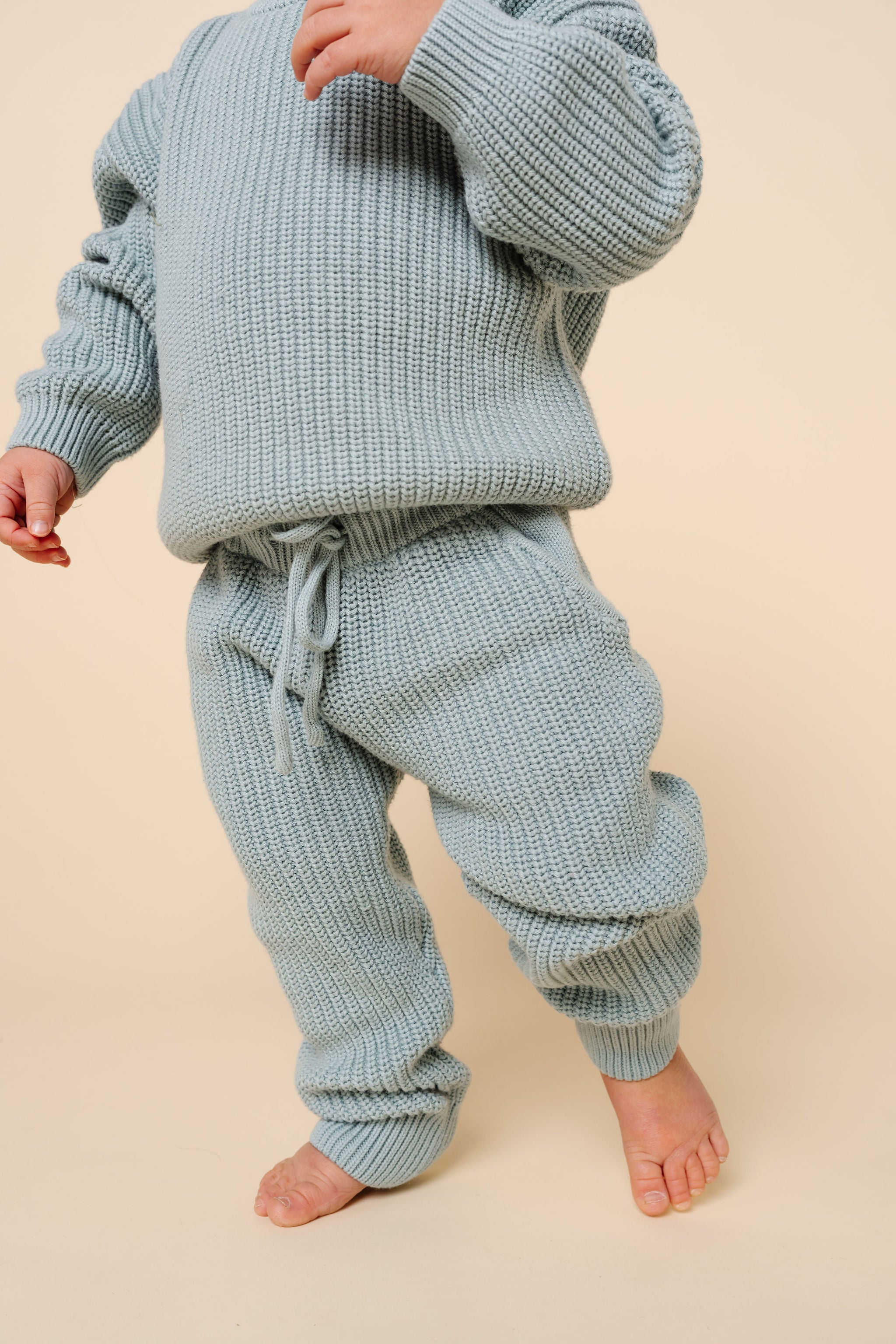 Knit Jogger Pants - Steel