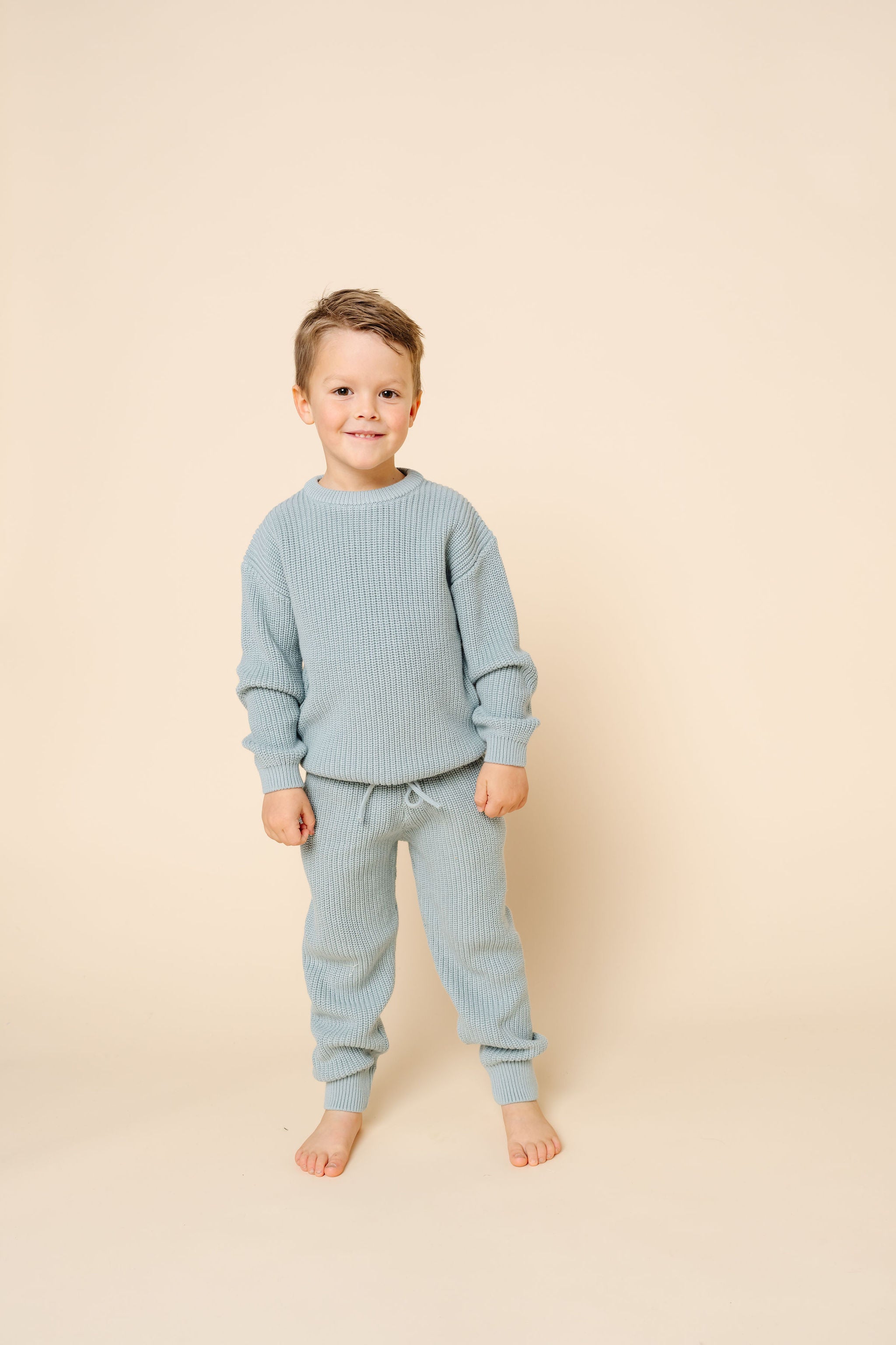 Knit Jogger Pants - Steel