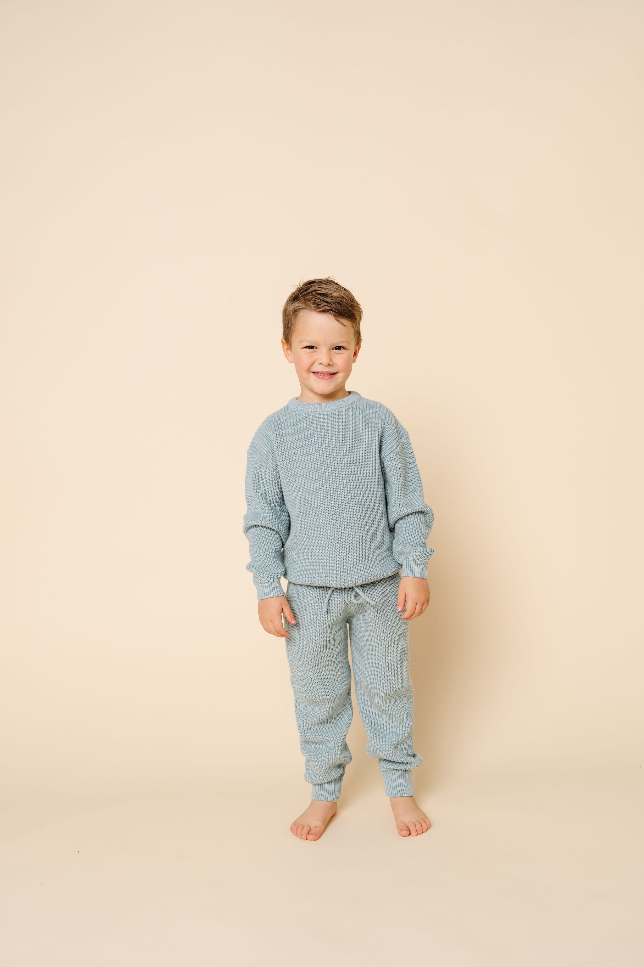 Knit Jogger Pants - Steel