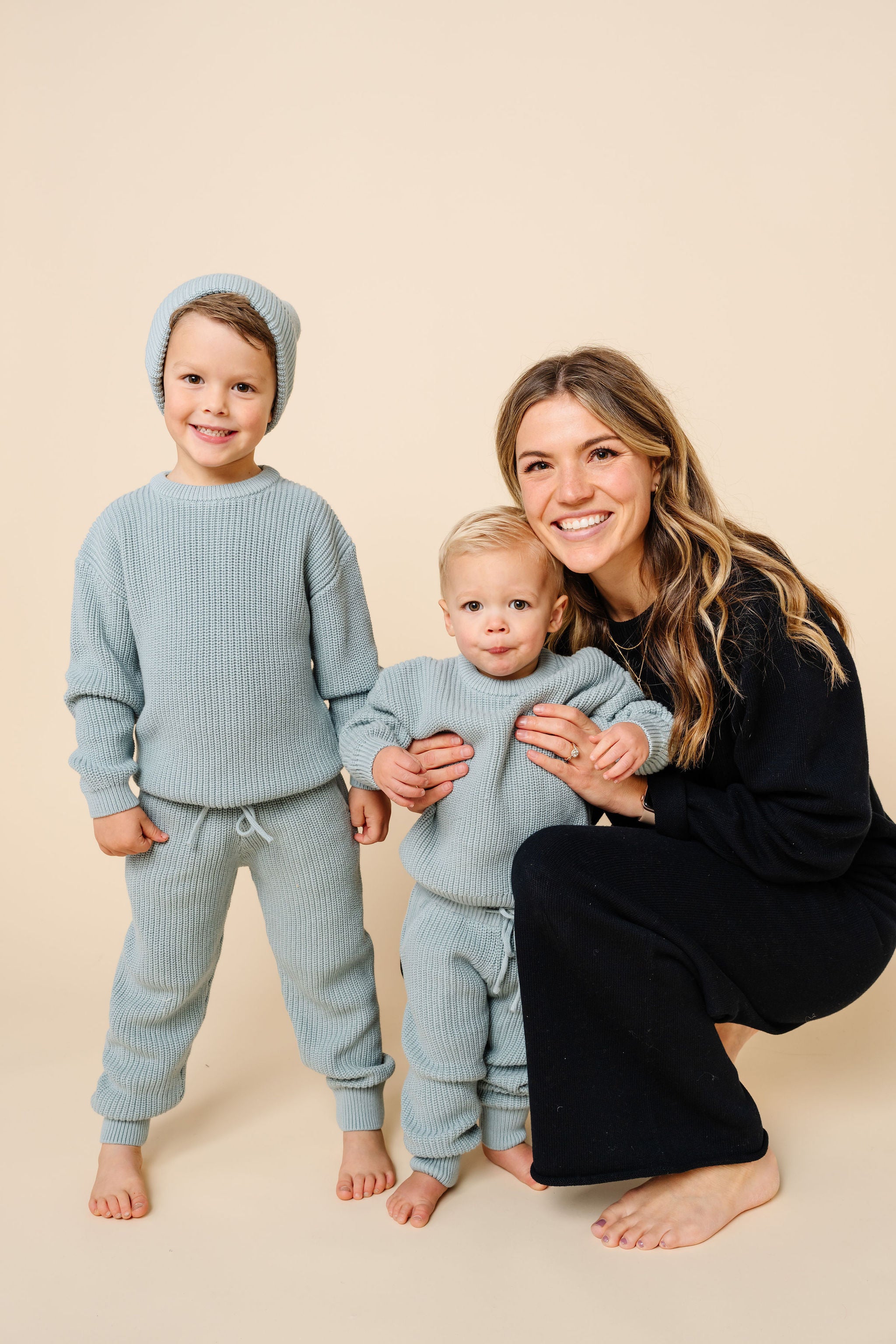 Knit Chunky Sweater - Steele