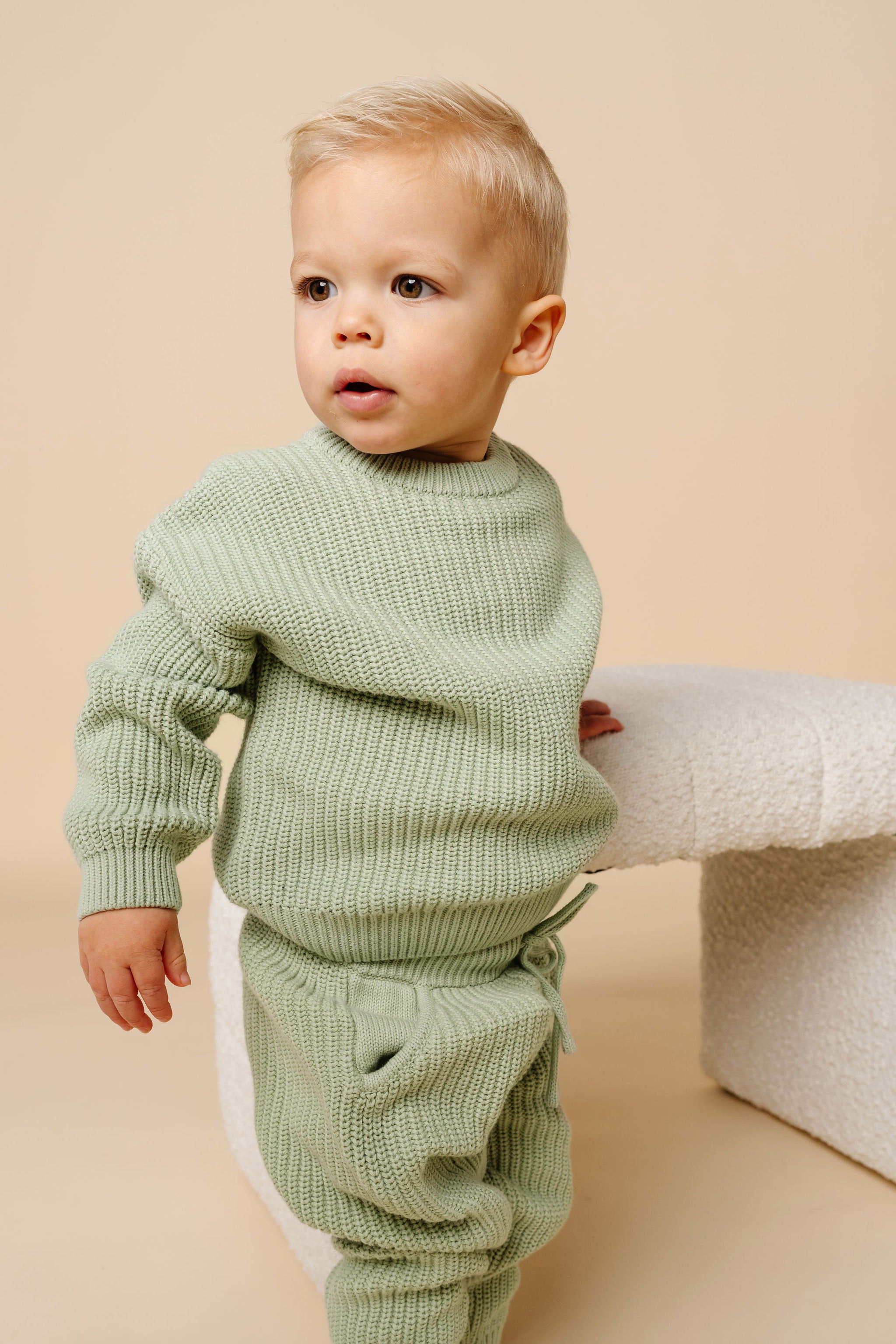 Knit Jogger Pants - Sage