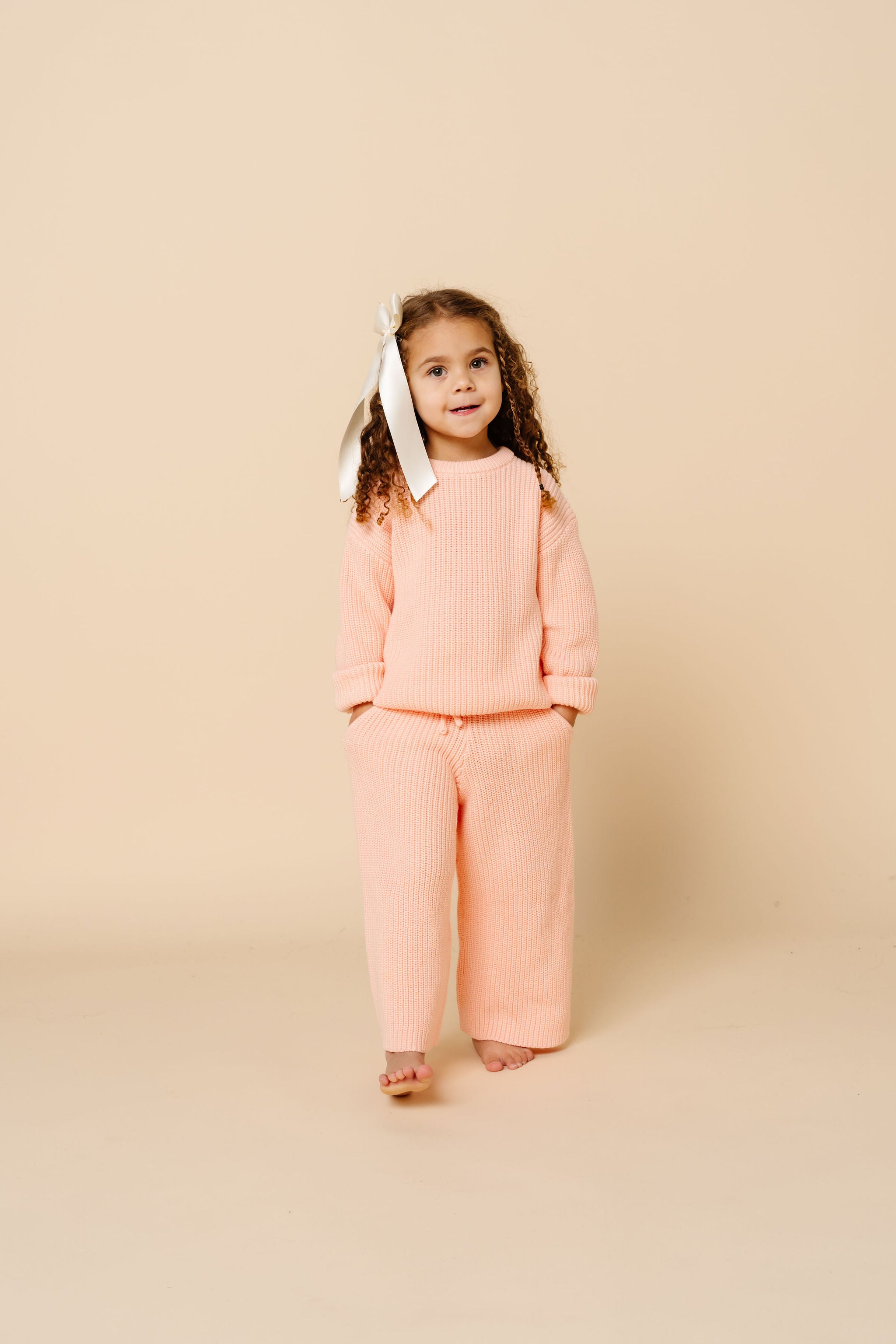 Knit Chunky Sweater - Ballet