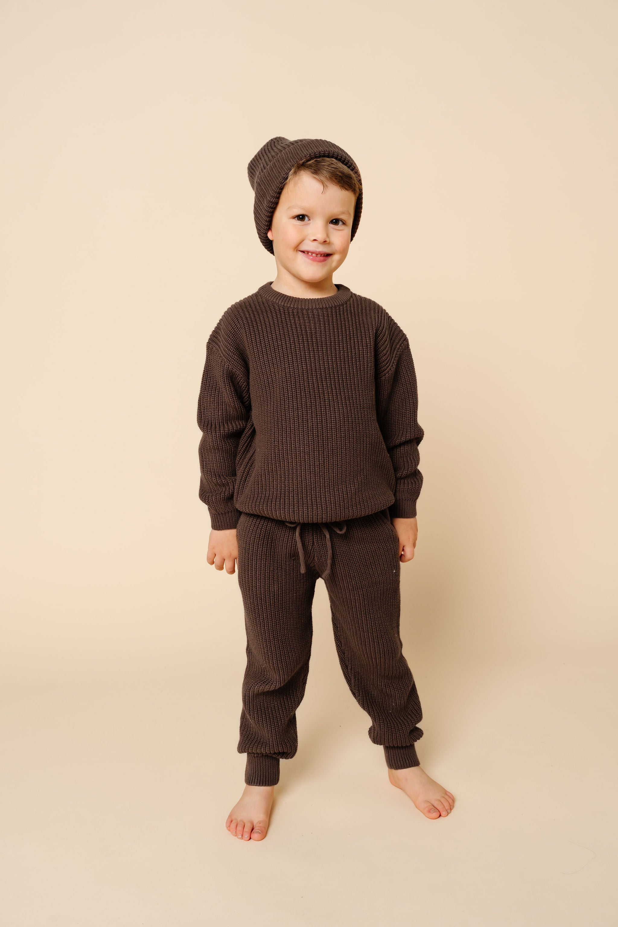 Knit Jogger Pants - Cocoa