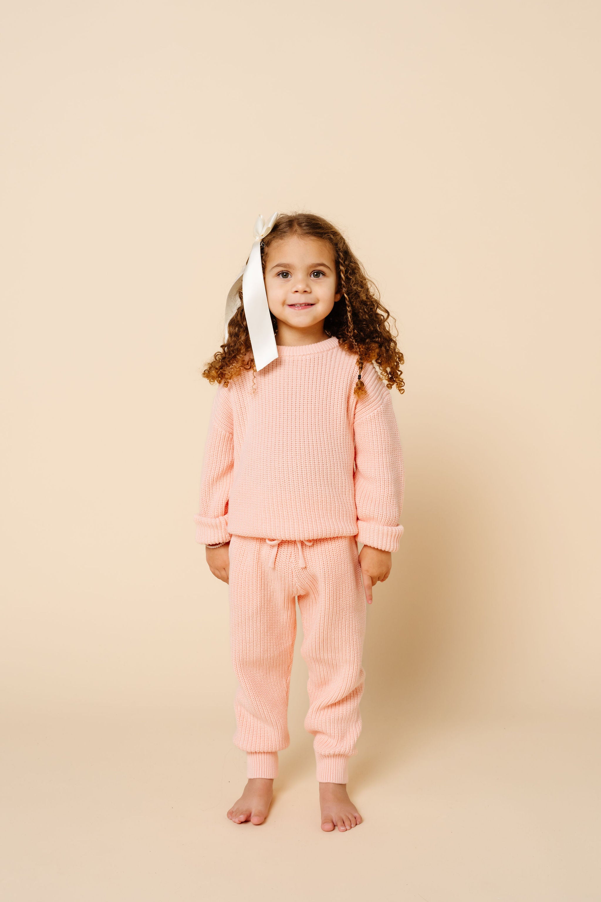 Knit Jogger Pants - Ballet