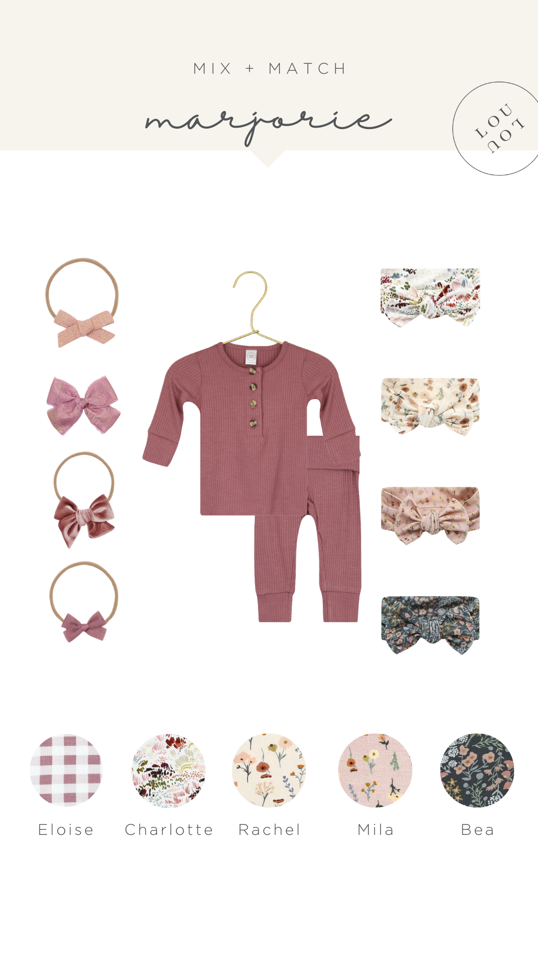 Marjorie Ribbed Shortie Set