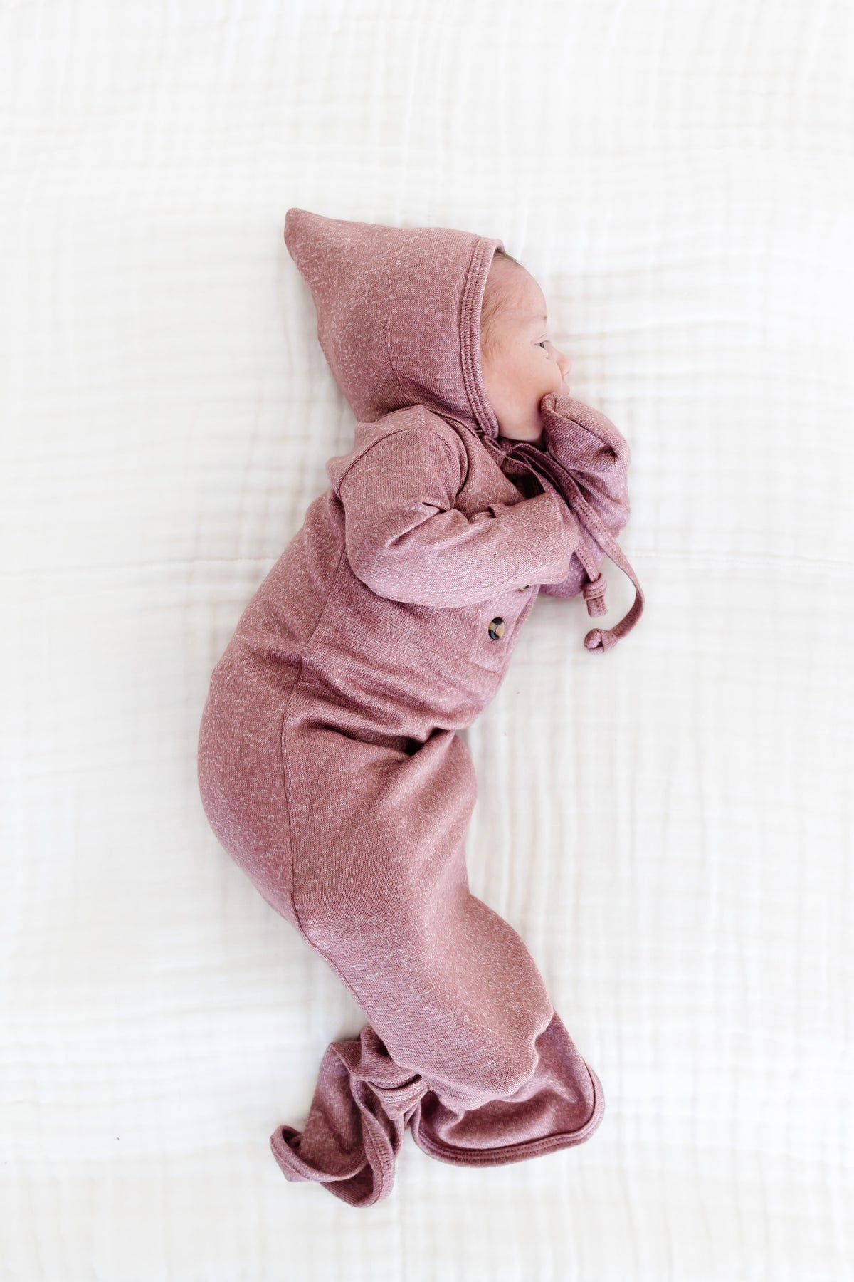 Elise Plush Knit Knotted Gown