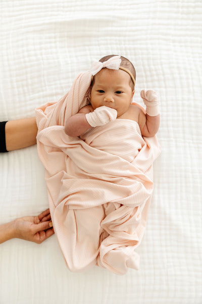Rosie Ribbed Newborn Headband Bundle