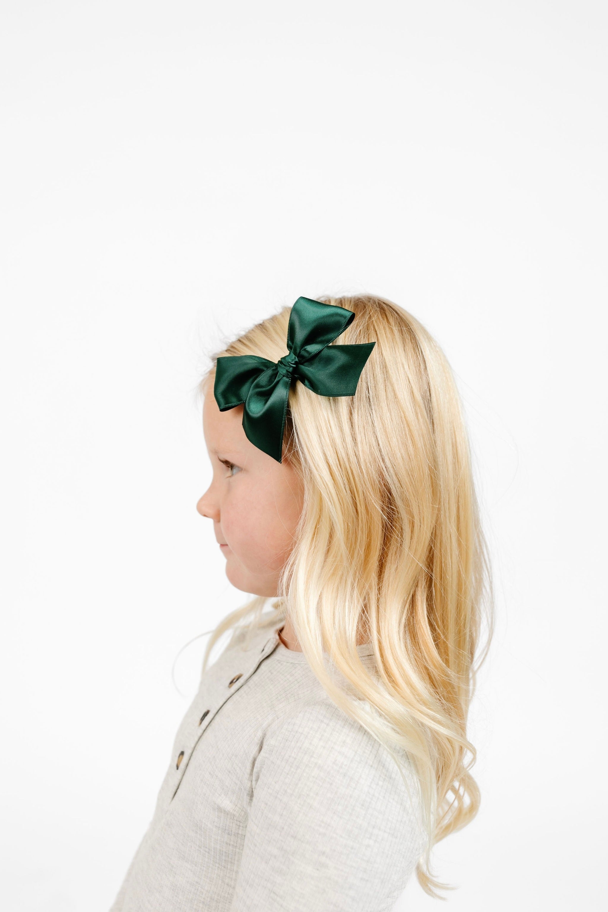 Satin Bow 3 Pack: Cherry Clips