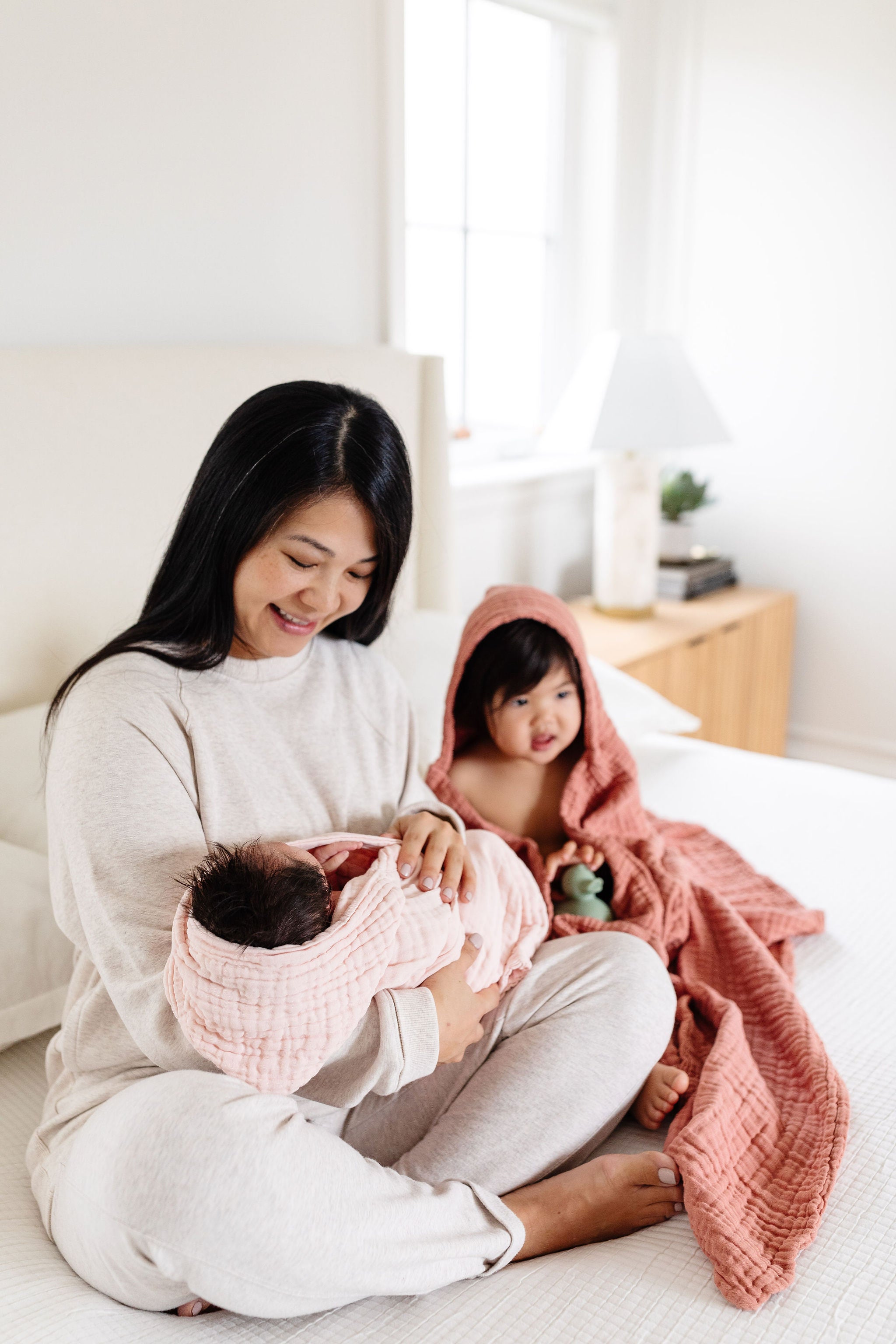 Bath - Toddler Hooded Towel - Rose