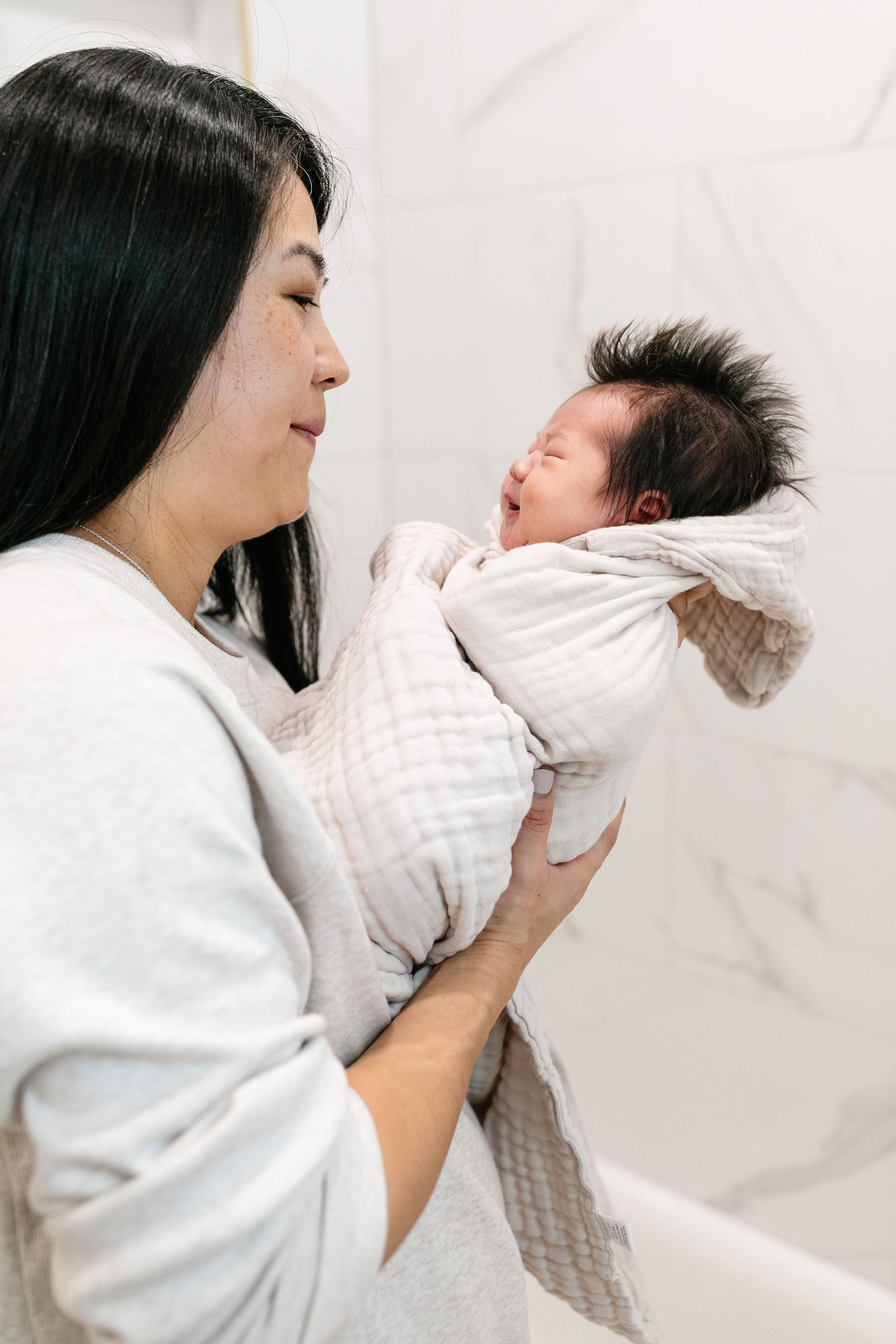 Bath - Infant Hooded Towel - Grey