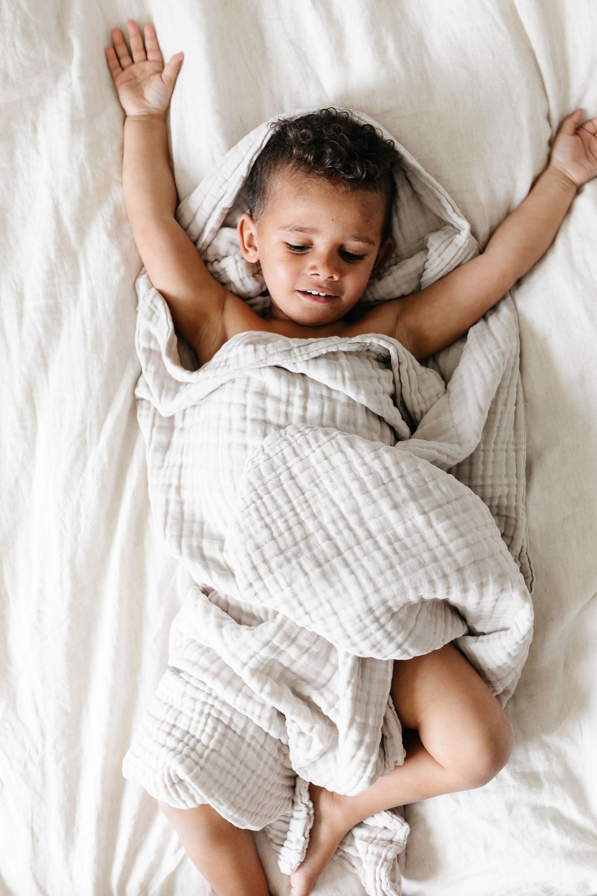 Bath - Toddler Hooded Towel - Grey