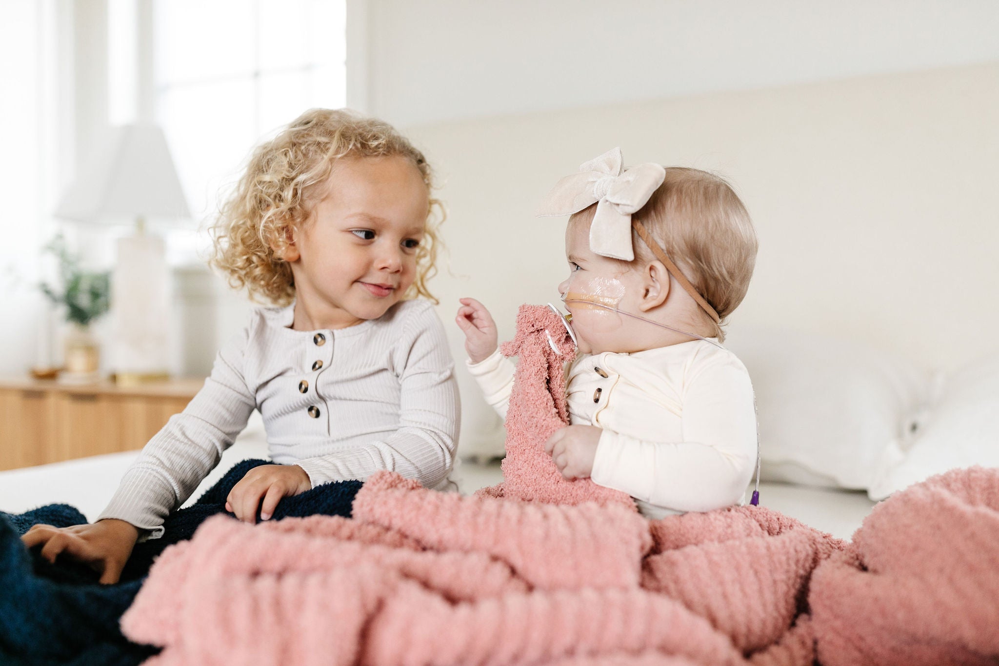 Chenille Blanket - Rose - Small & Large