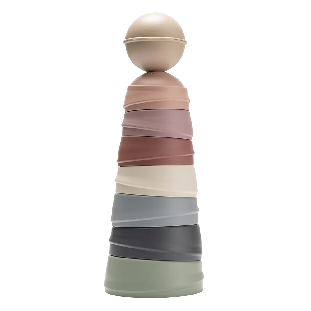 Woobly Tower - Pastel Rainbow