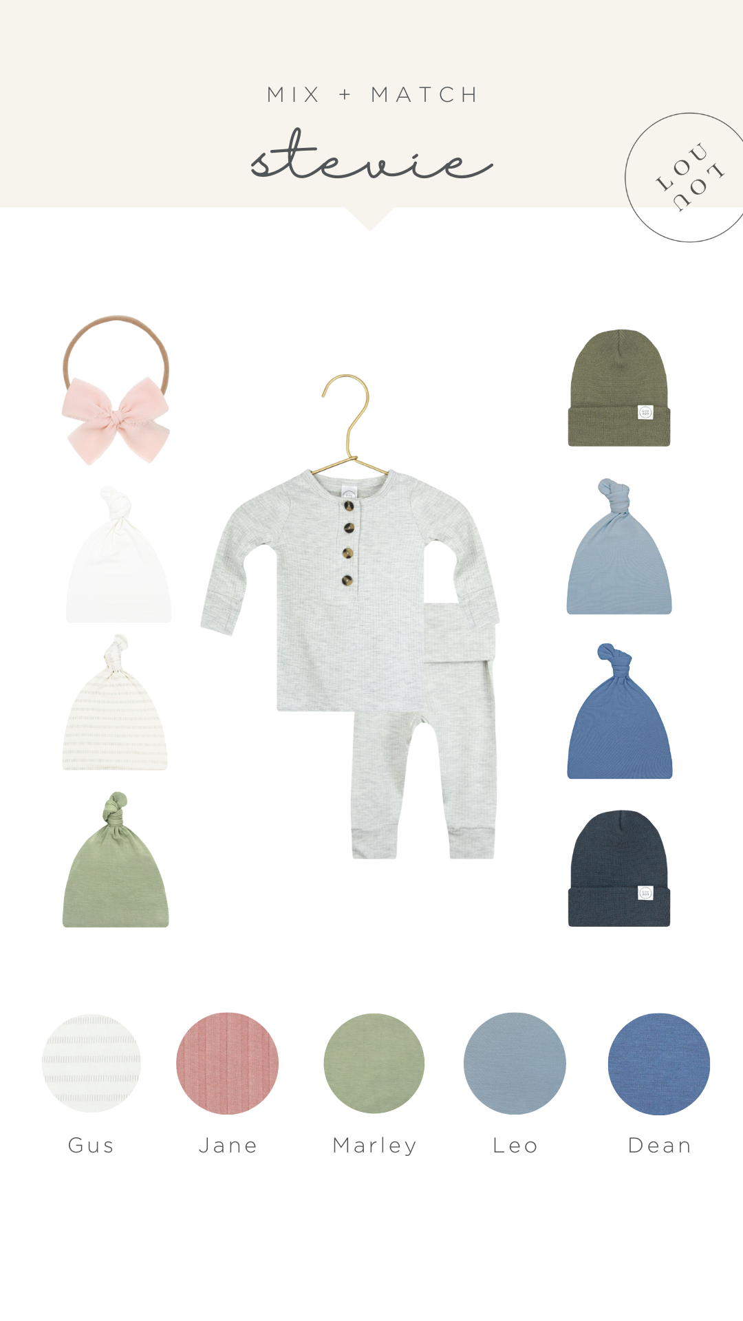 Stevie Ribbed Shortie Set