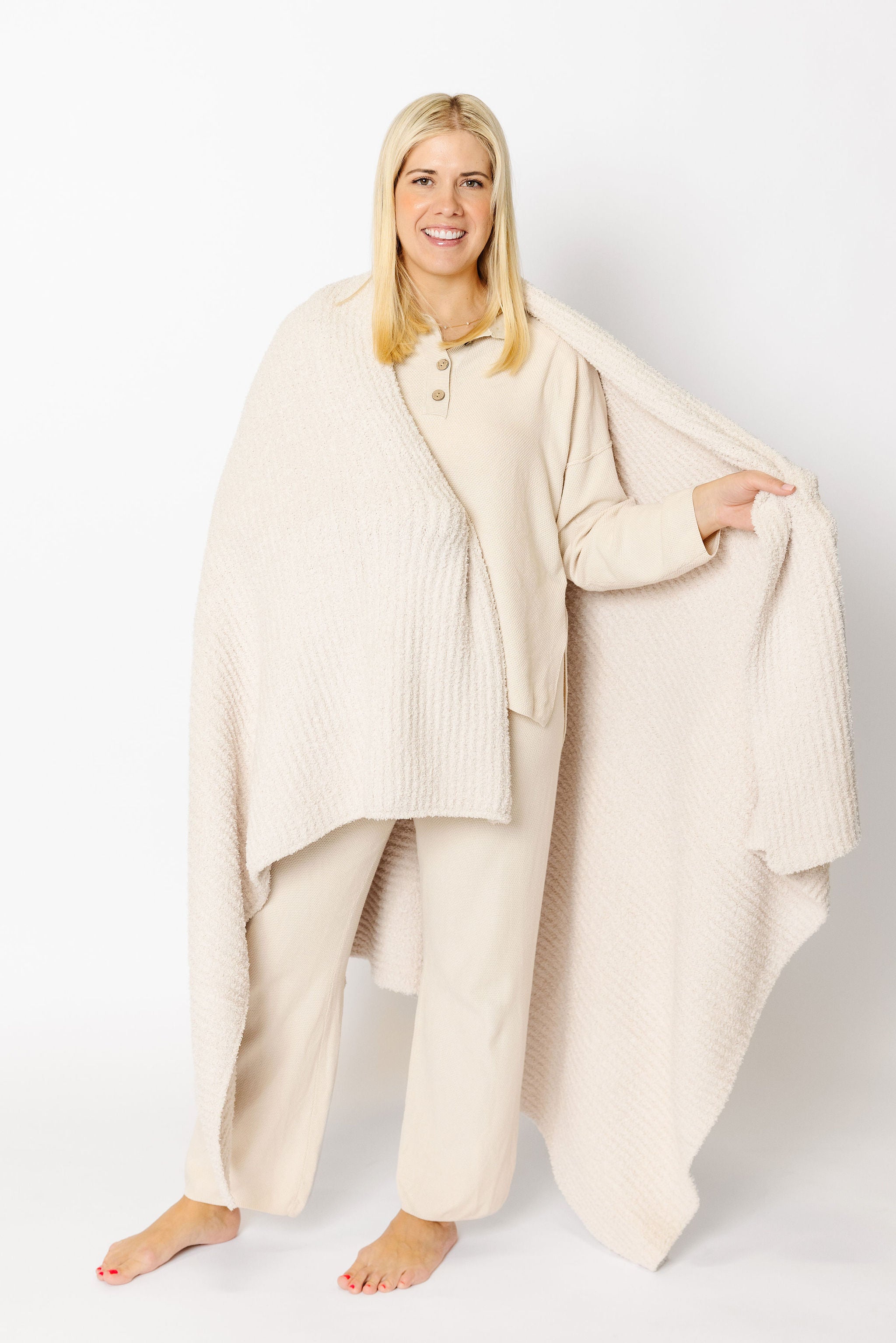 Chenille Blanket - Dune - Adult/Throw