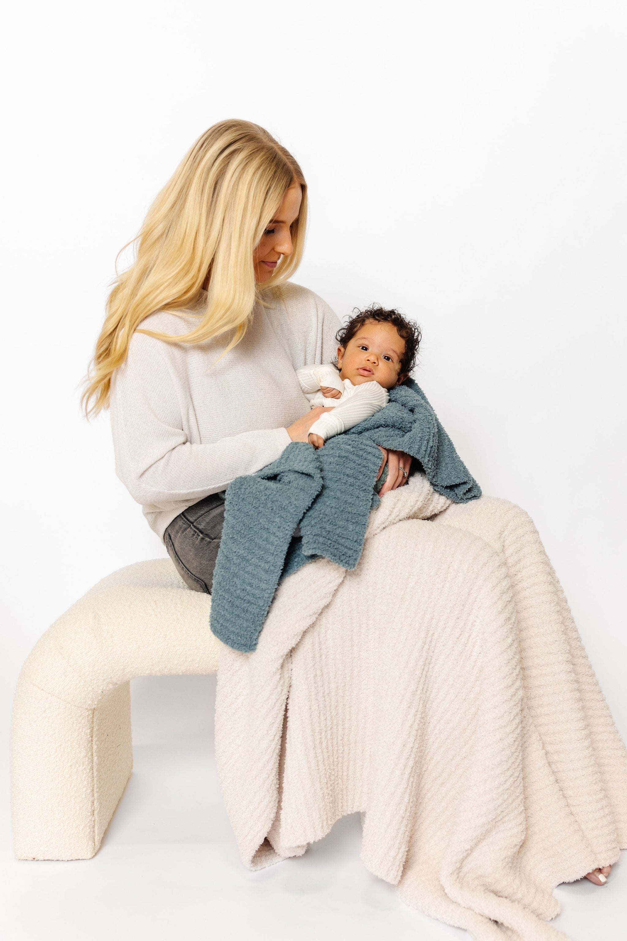 Chenille Blanket - Dune - Small & Large