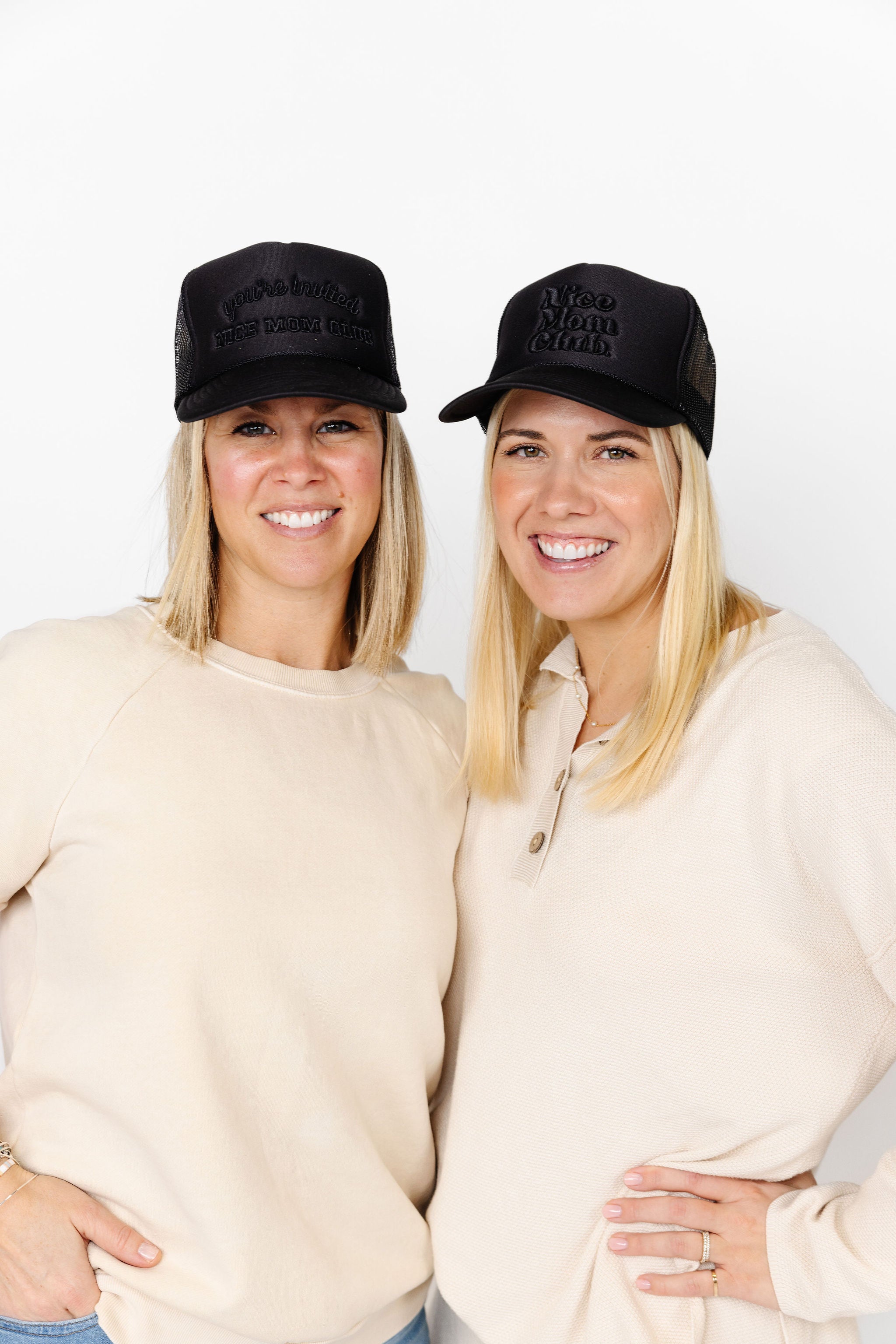 Nice Mom Trucker Hat | “Nice Mom Club” Black