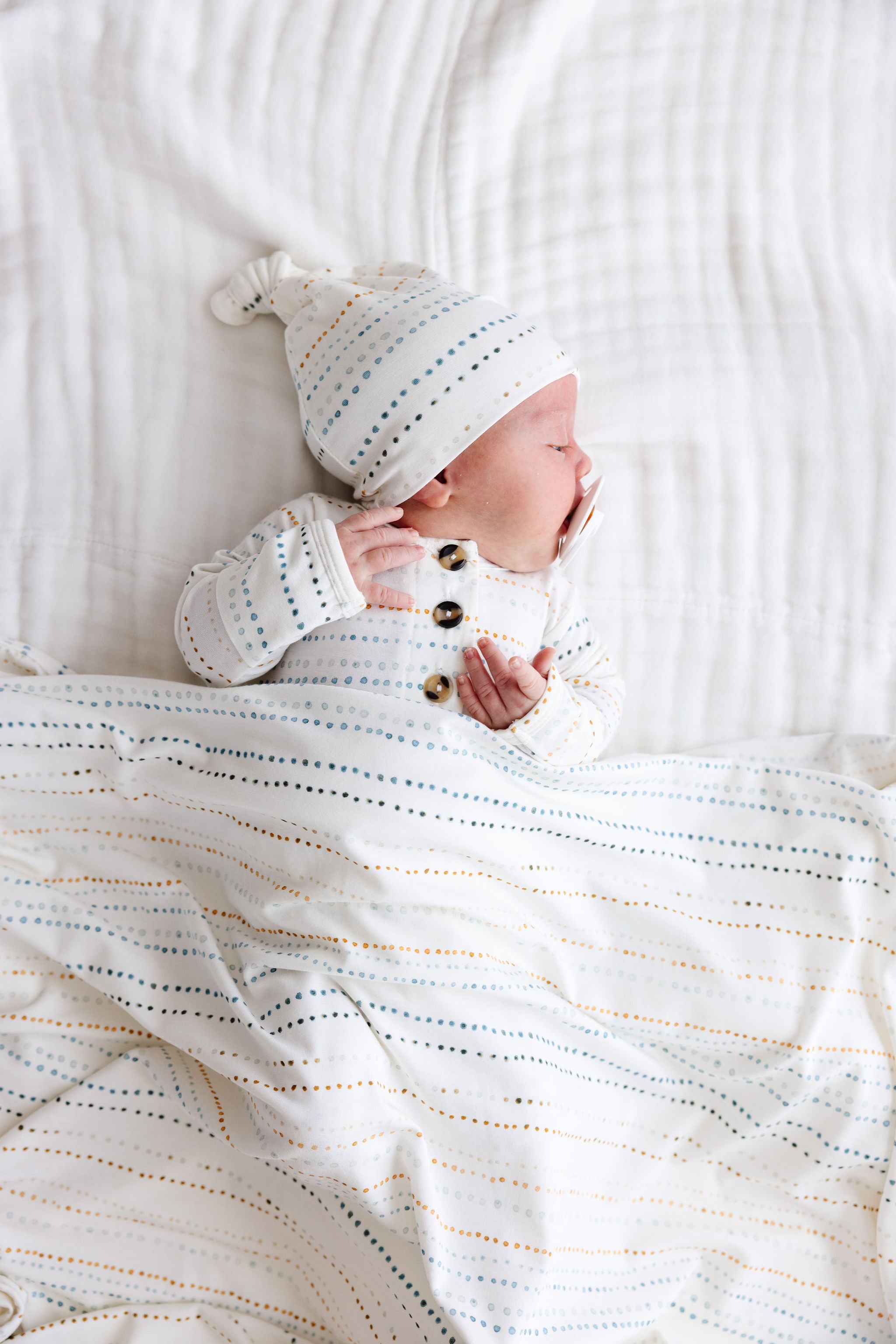 Conrad Newborn Hat Bundle (Top + Bottom)