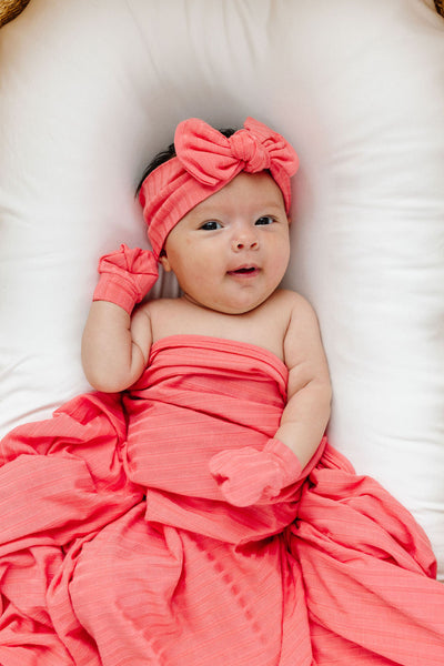 Darcy Ribbed Newborn Headband Bundle