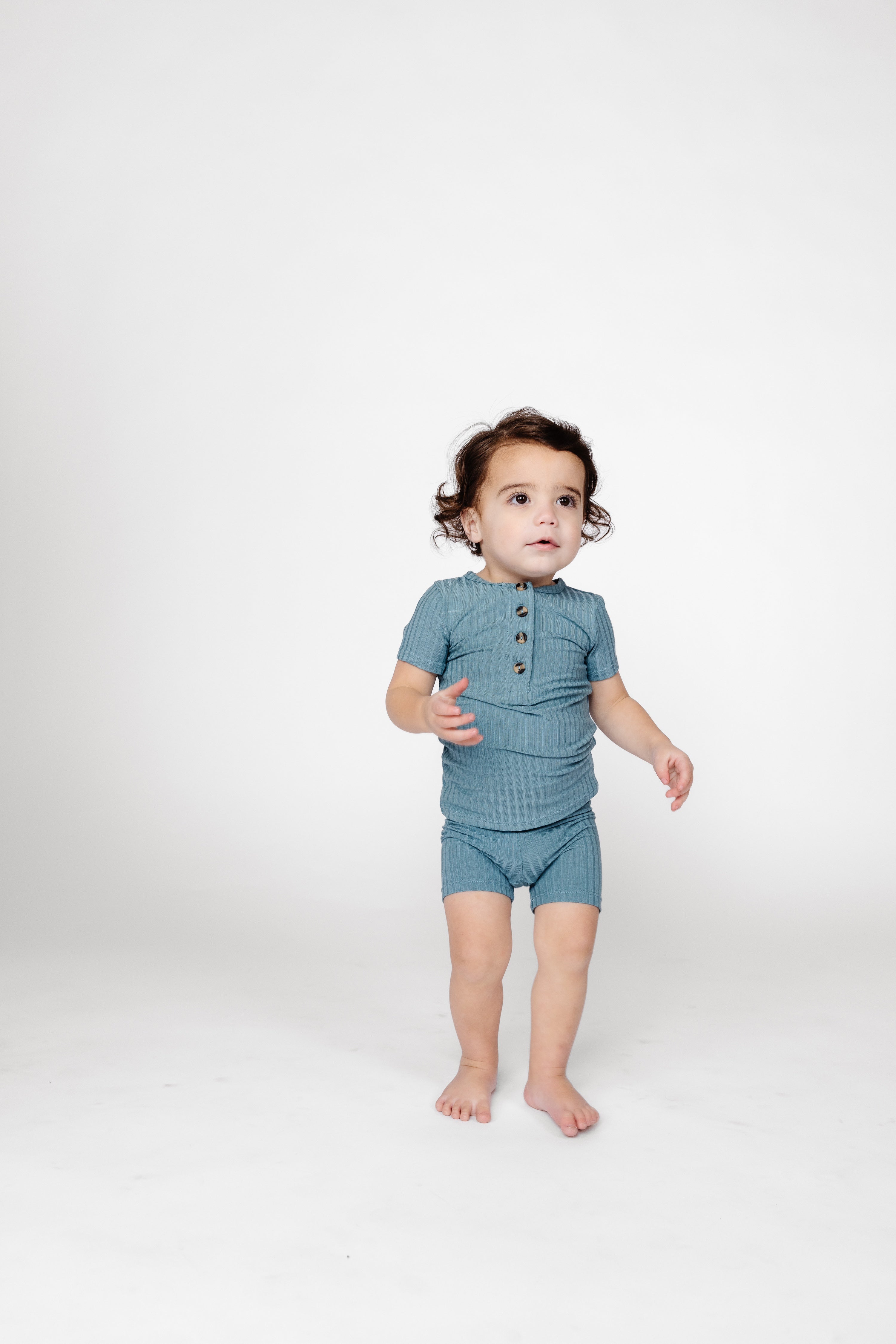 Duke Ribbed Shortie Set