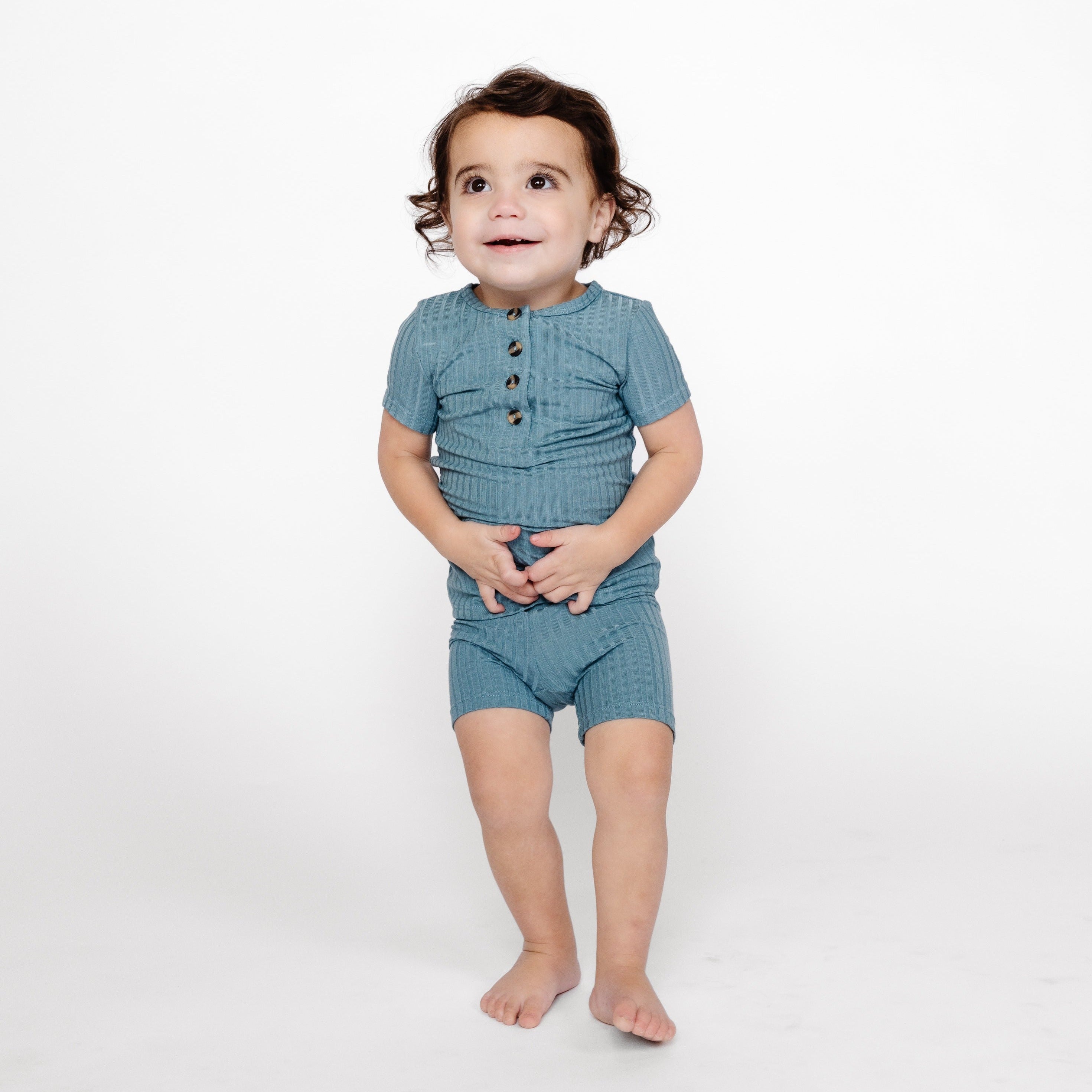 Duke Ribbed Shortie Set