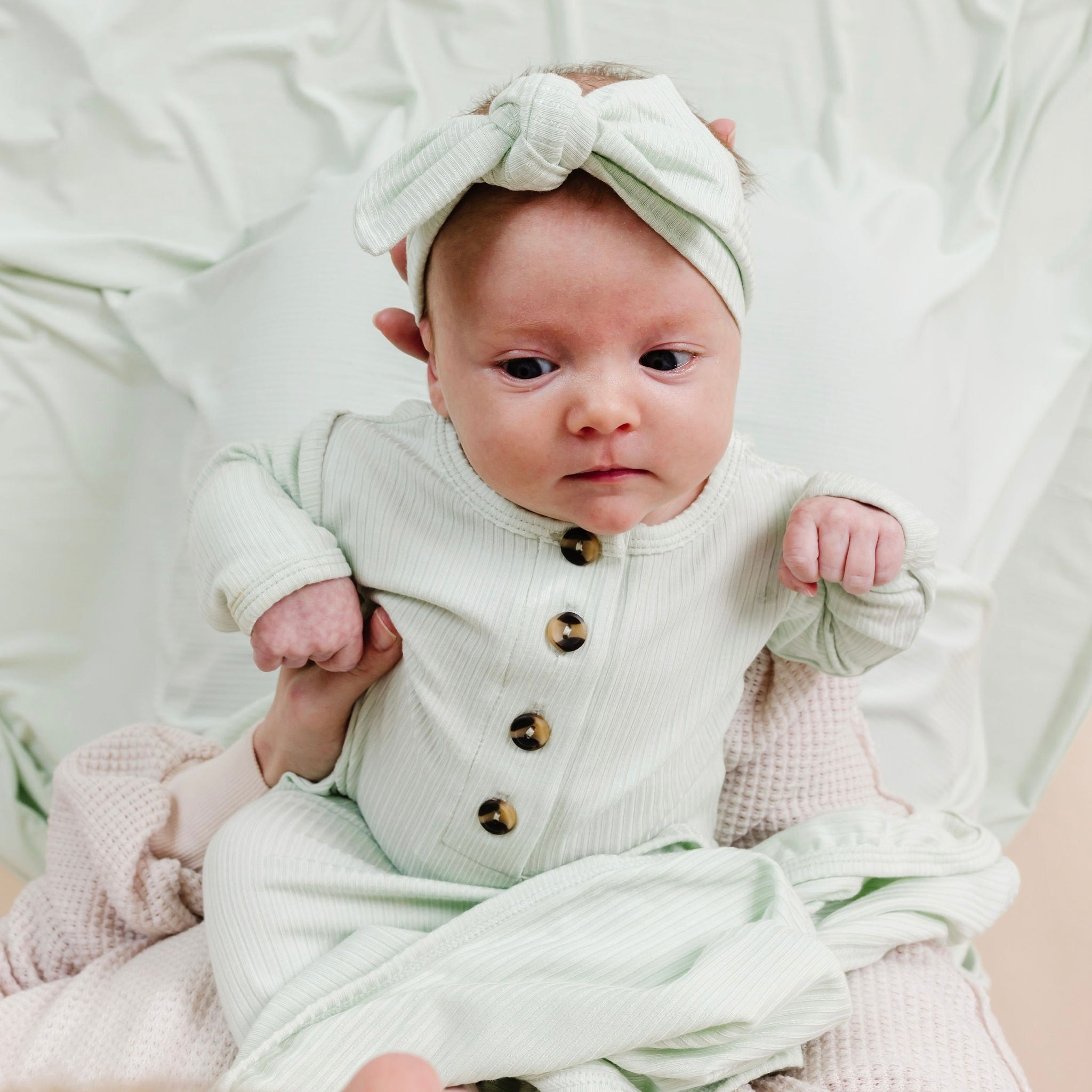 Presley Ribbed Knotted Gown