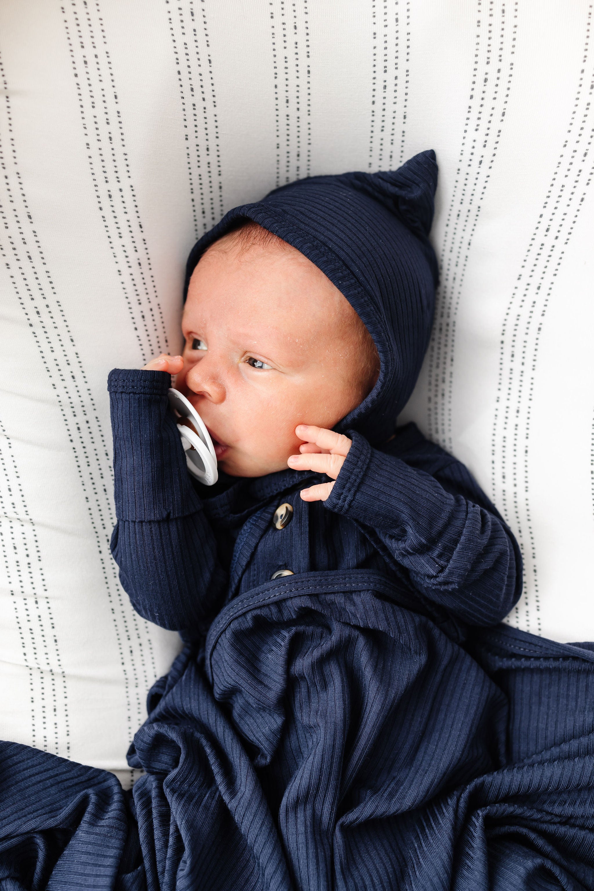 Hayden Ribbed Pixie Bonnet