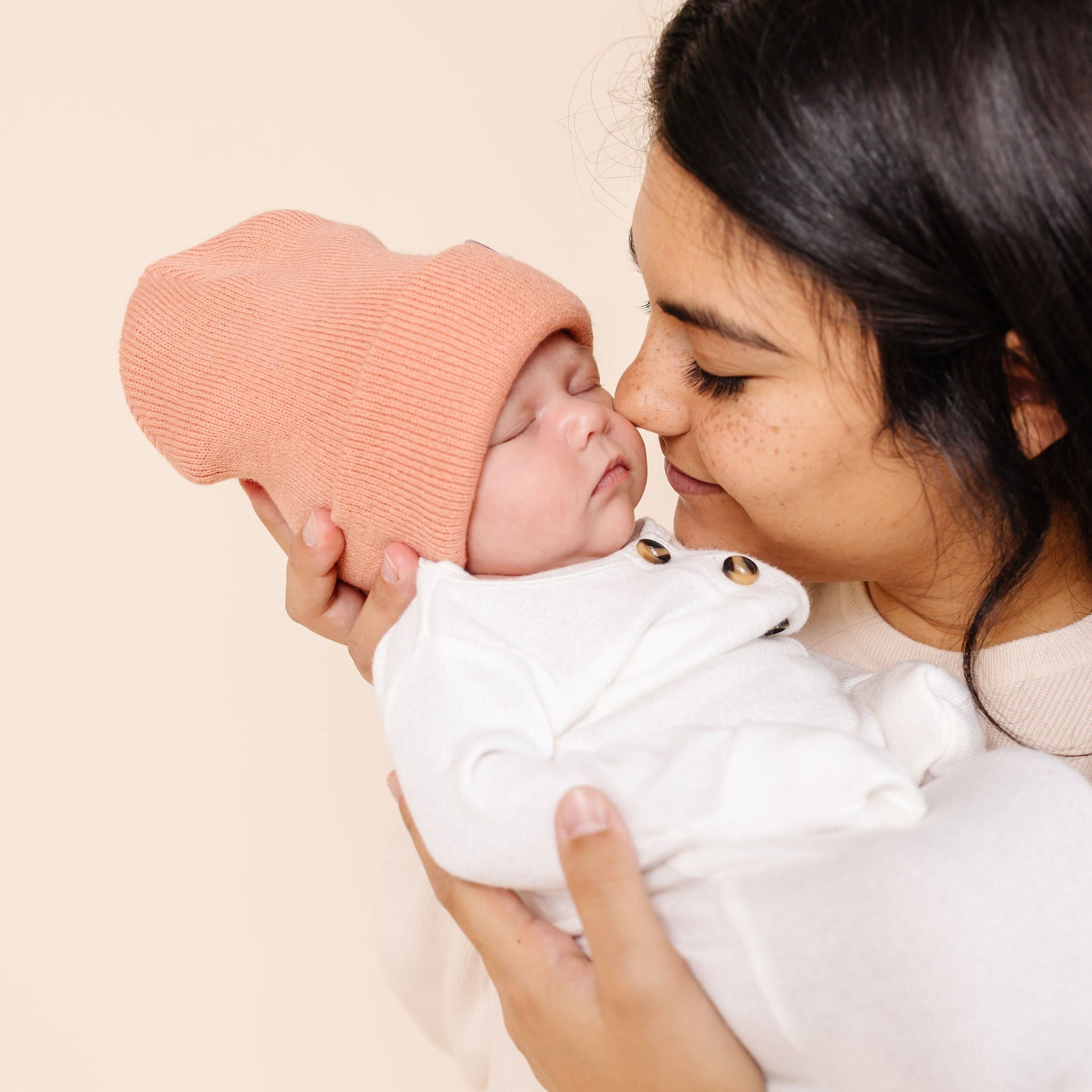 Beanie - Salmon Pink