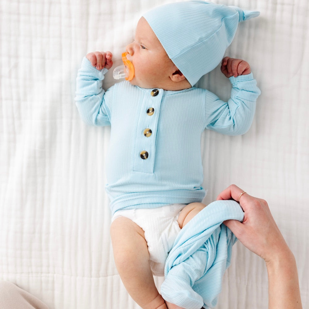 Oliver Ribbed Top + Bottoms