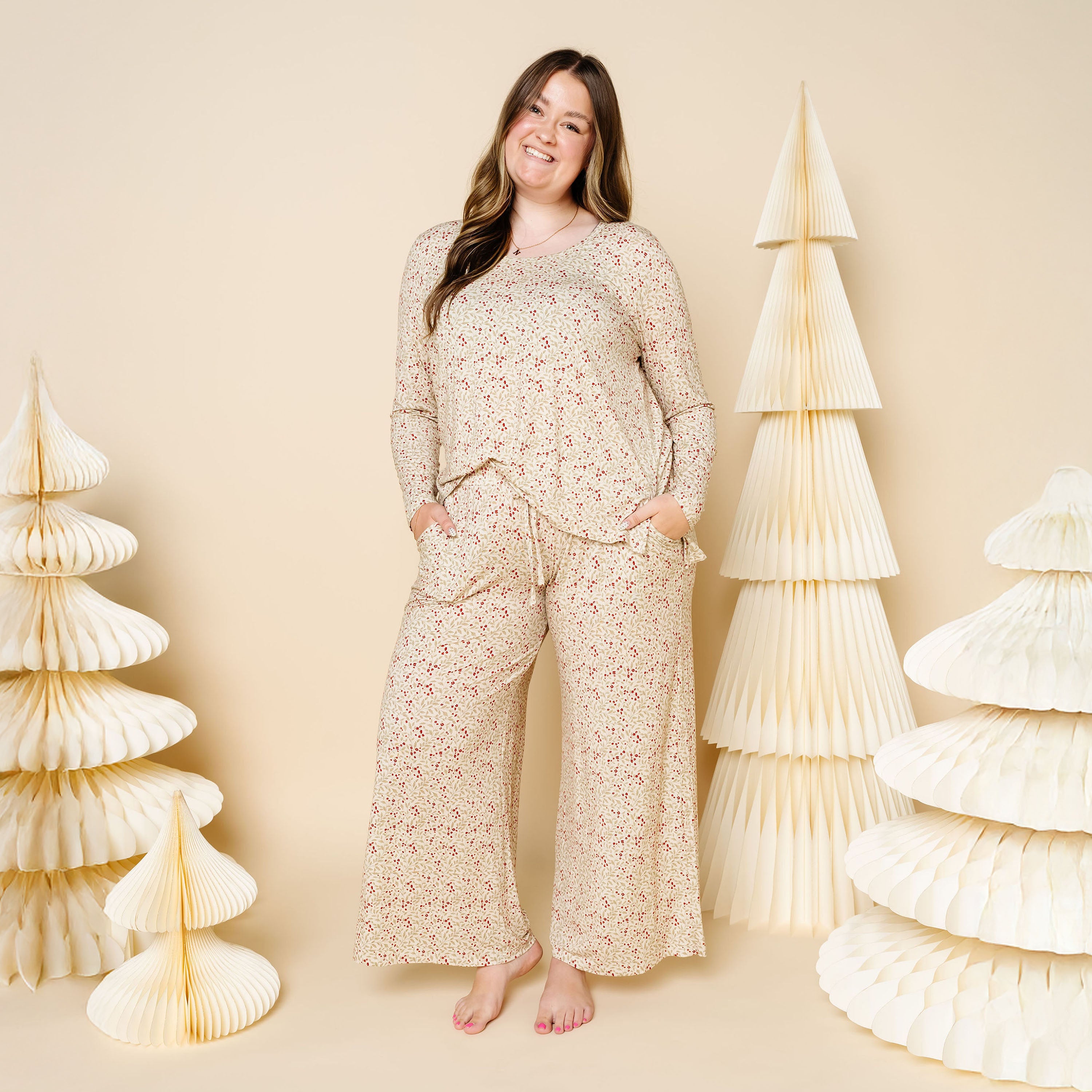 Holly Women's Loungewear Long Sleeve Shirt