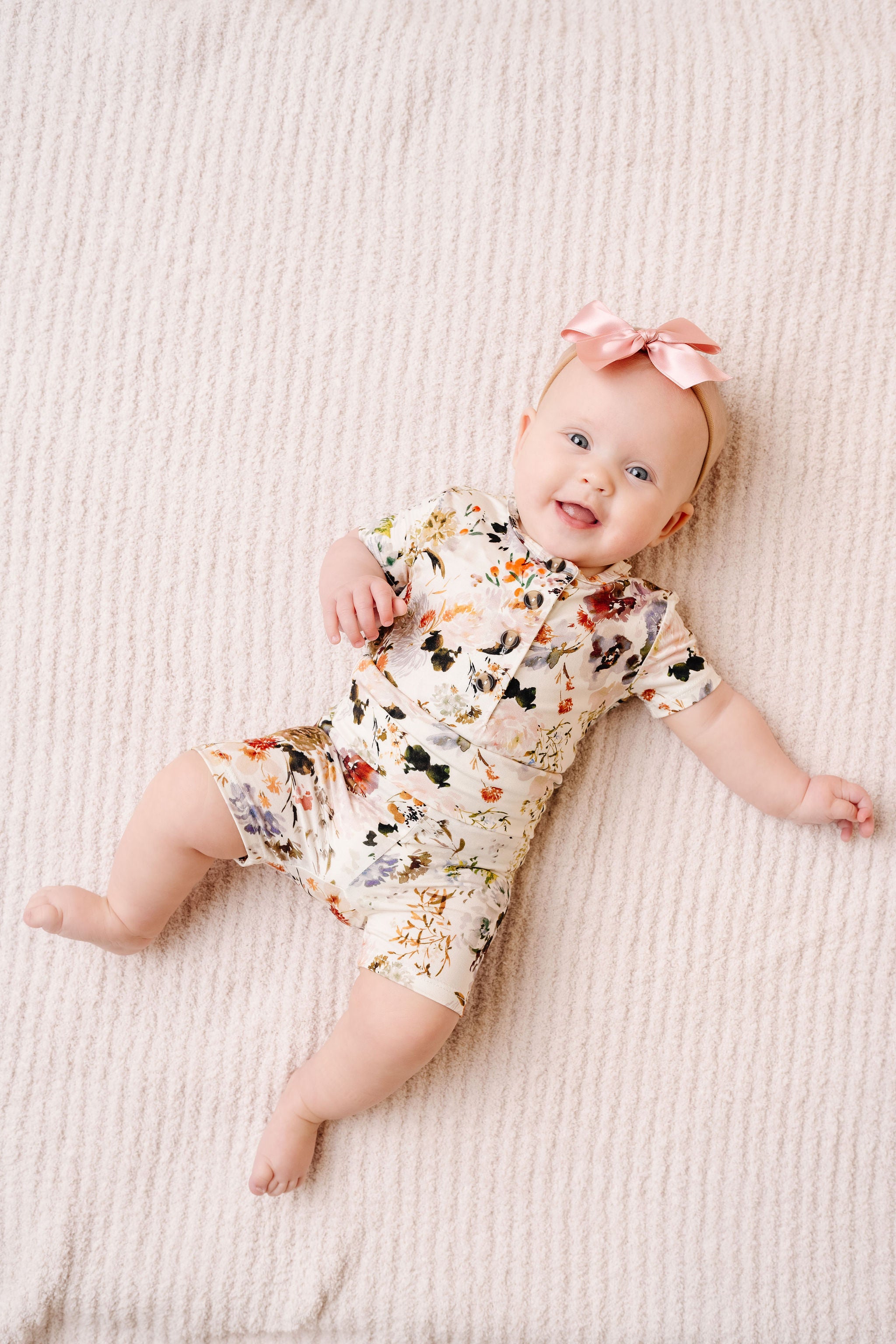 Satin Bow - French Pink Headband
