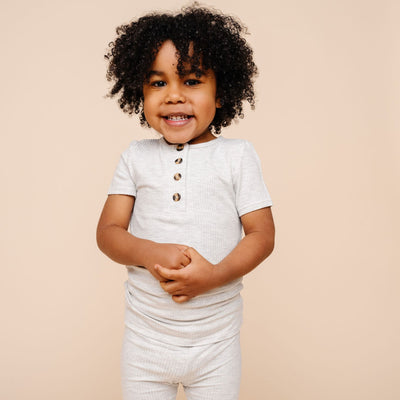 Stevie Ribbed Shortie Set
