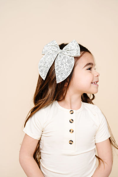 Heirloom Bow - Paisley Clip