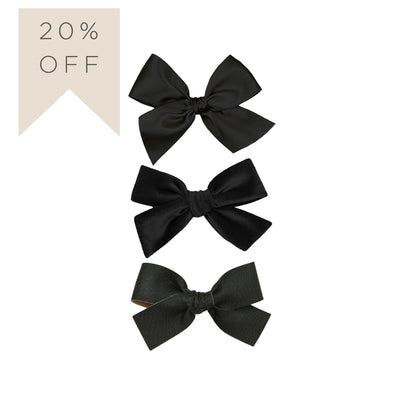 Bow 3 Pack: Black Clips