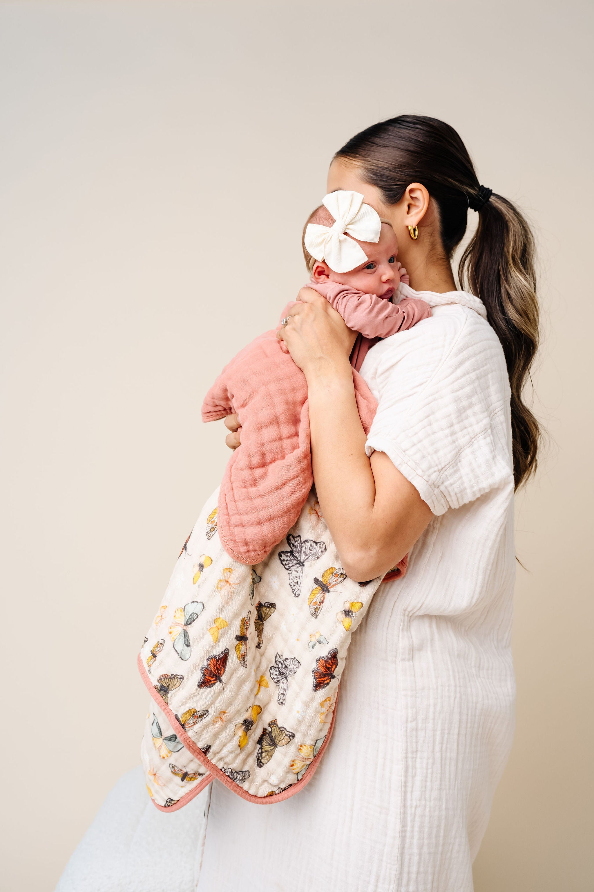 Cloud Muslin™ Burp Cloth 2 Pack - Amelia/Rose