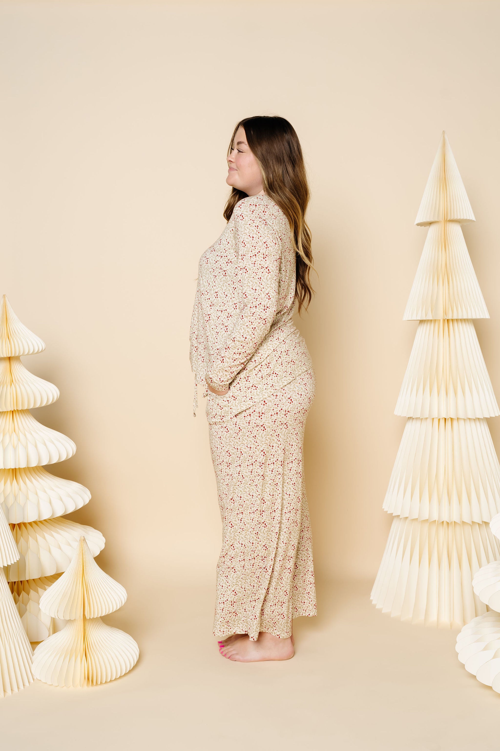 Holly Women's Loungewear Wide Leg Pant