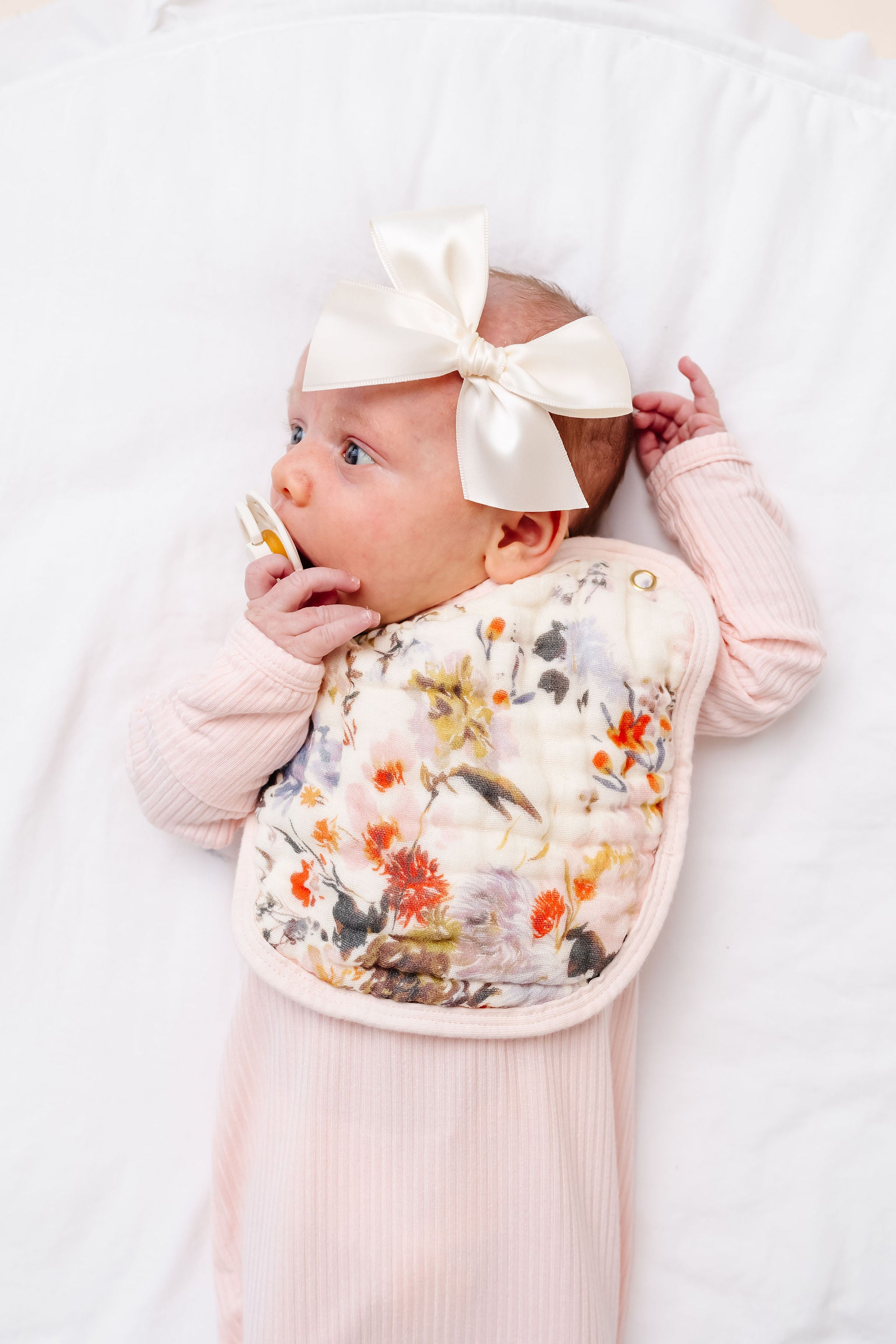 Cloud Muslin™ Bib 2 Pack - Nellie/Blush