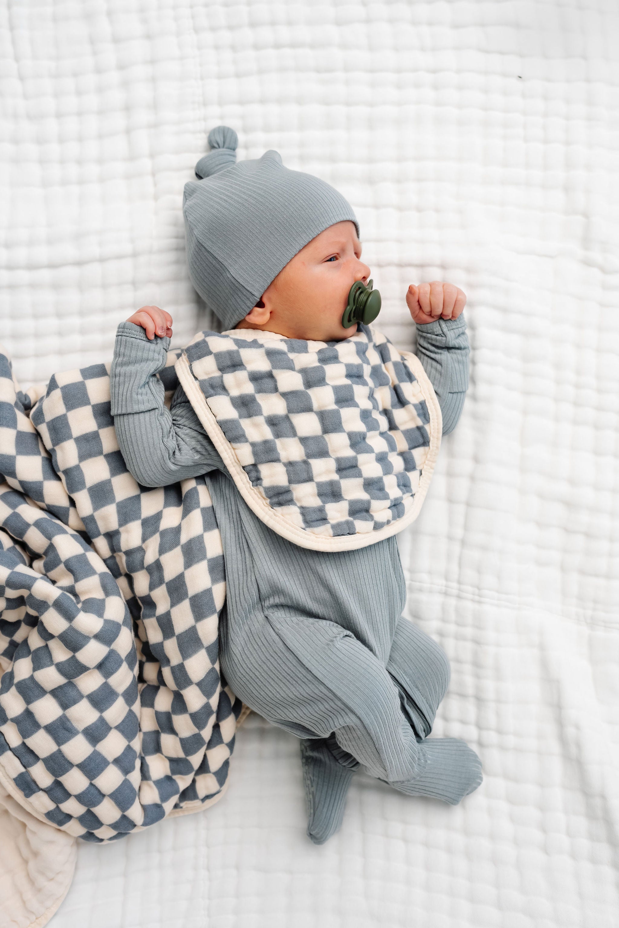 Cloud Muslin™ Bib 2 Pack - Miles/Cream