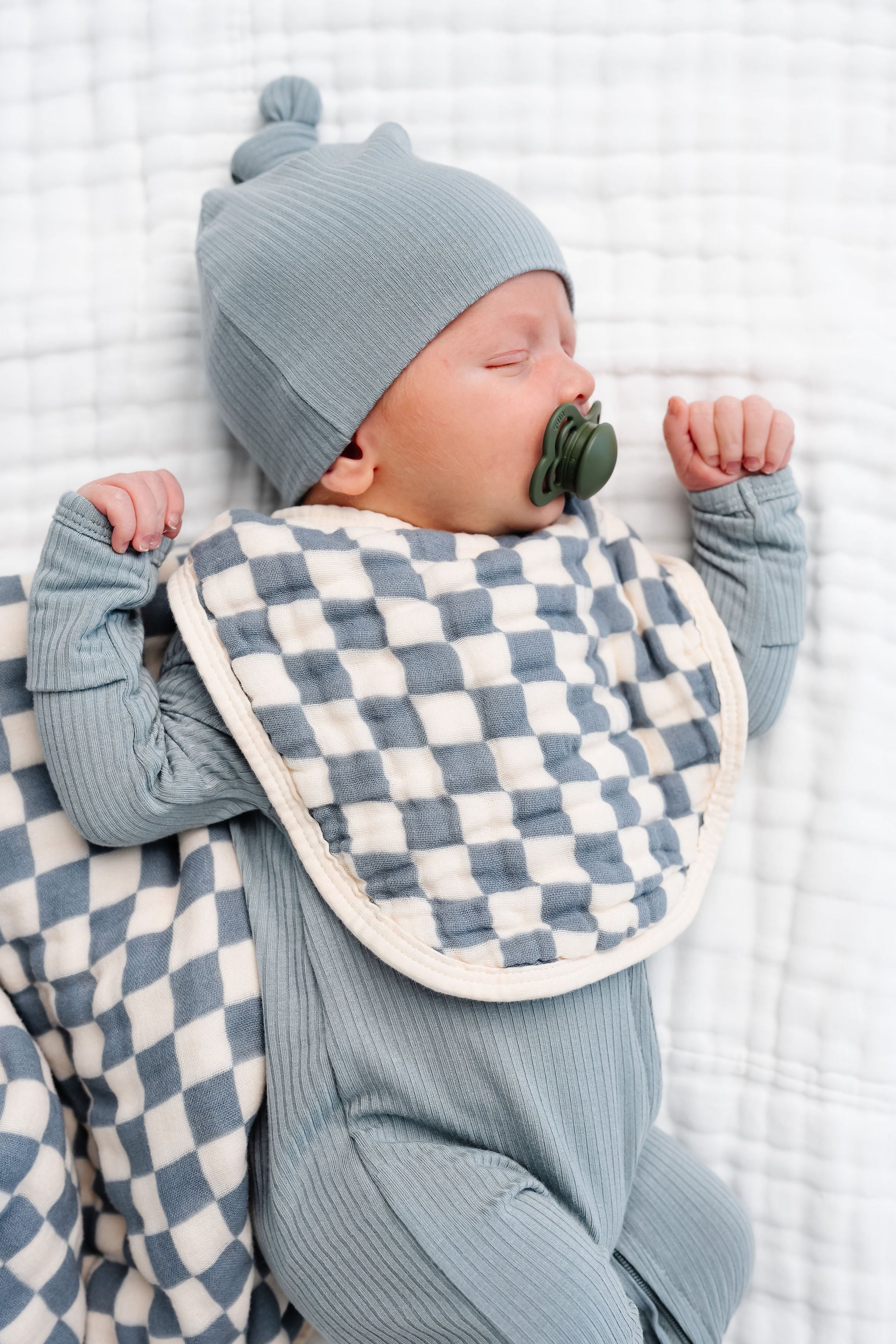 Cloud Muslin™ Bib 2 Pack - Miles/Cream