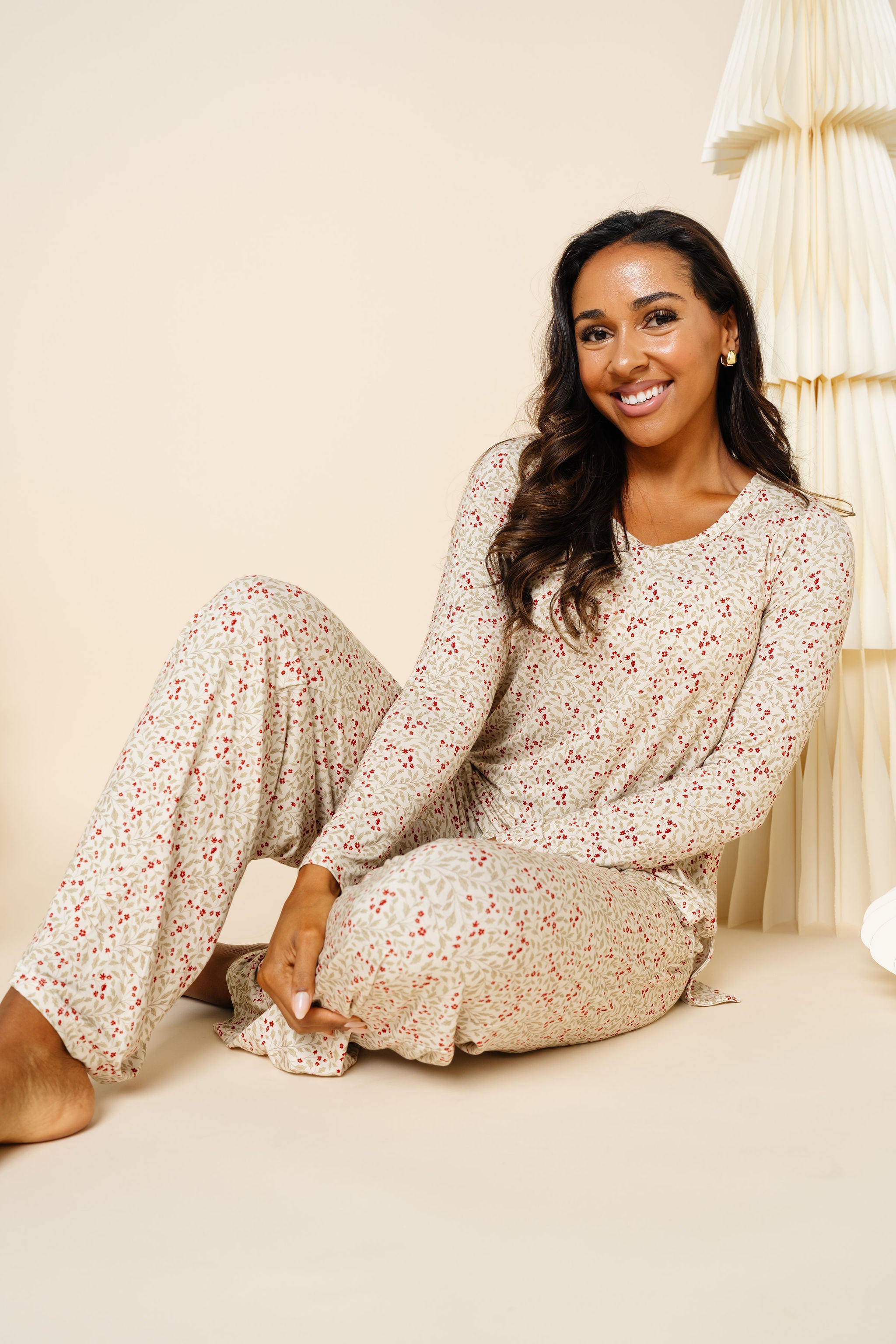 Holly Women's Loungewear Long Sleeve Shirt