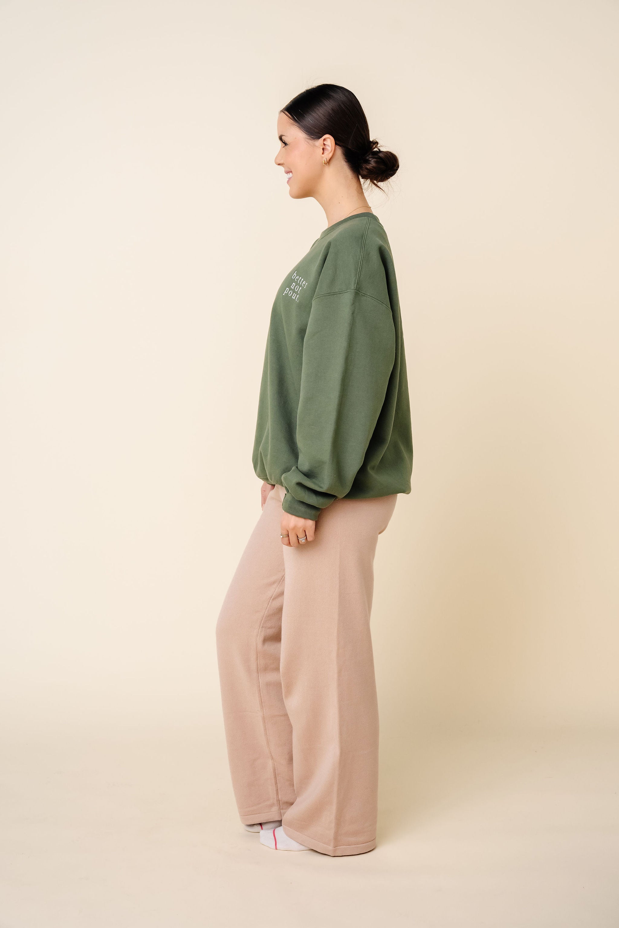 Lou Lou Crew - Better Not Pout - Green