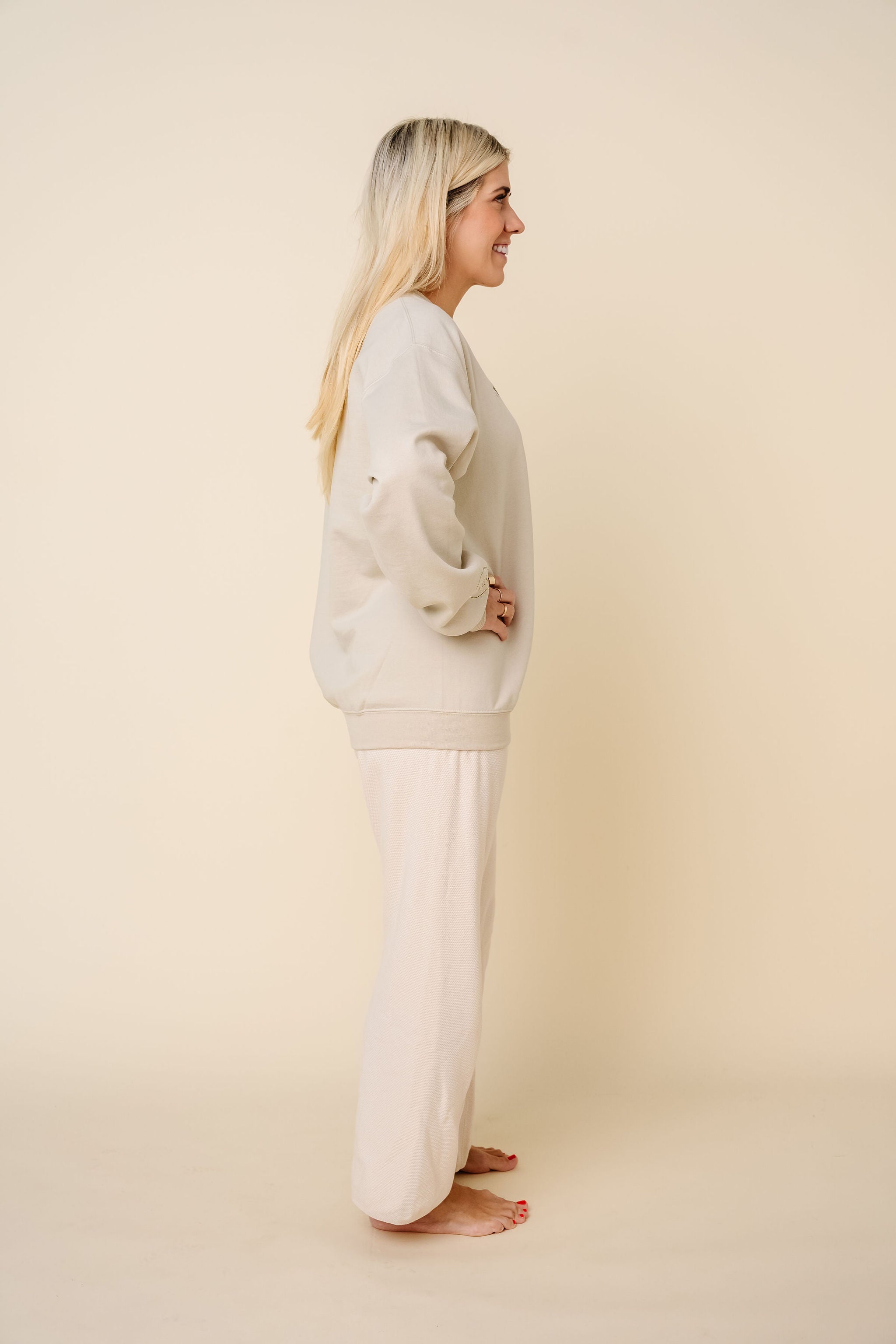 Lou Lou Crew - Better Not Pout - Warm Cream