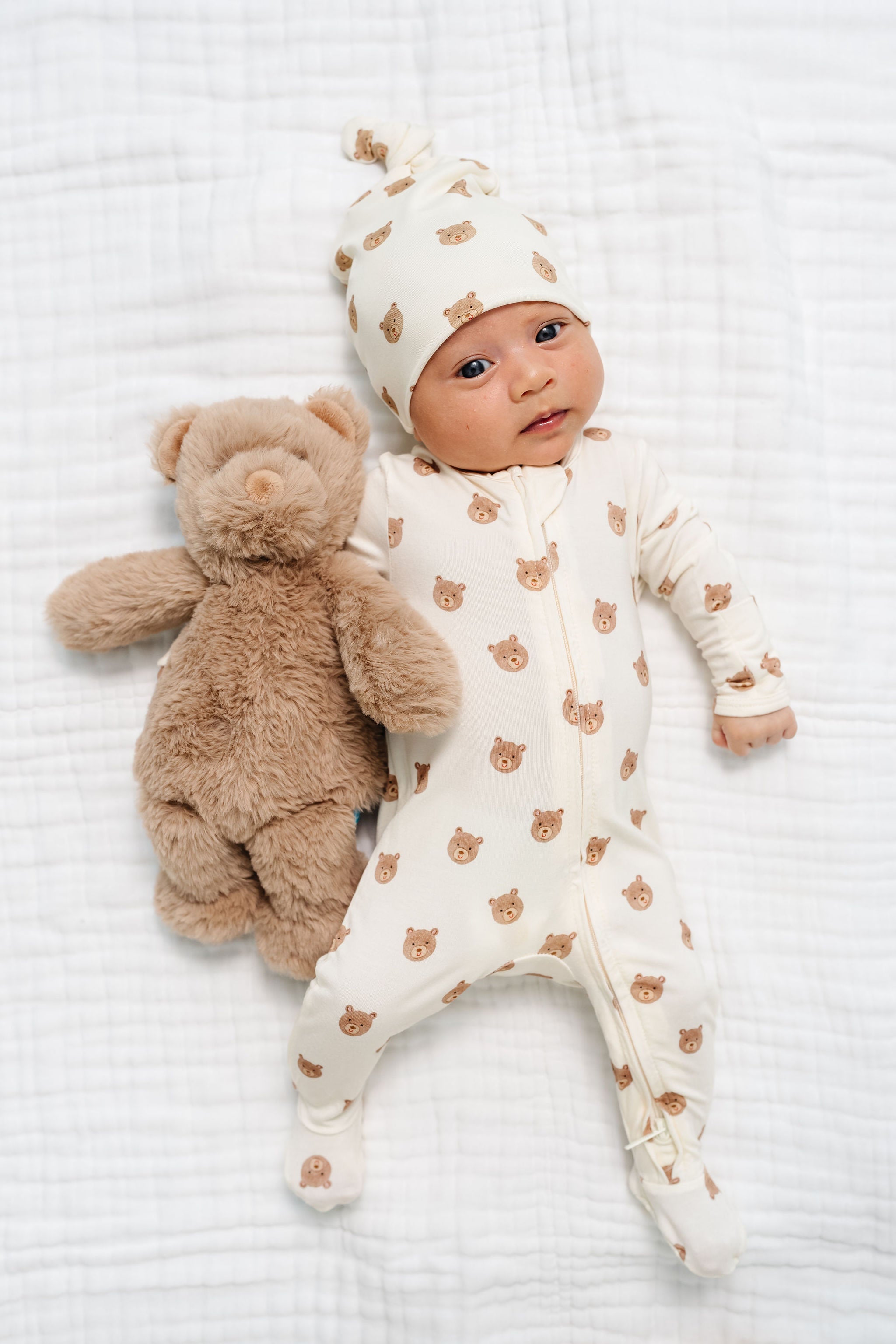 Teddy Zipper Footies